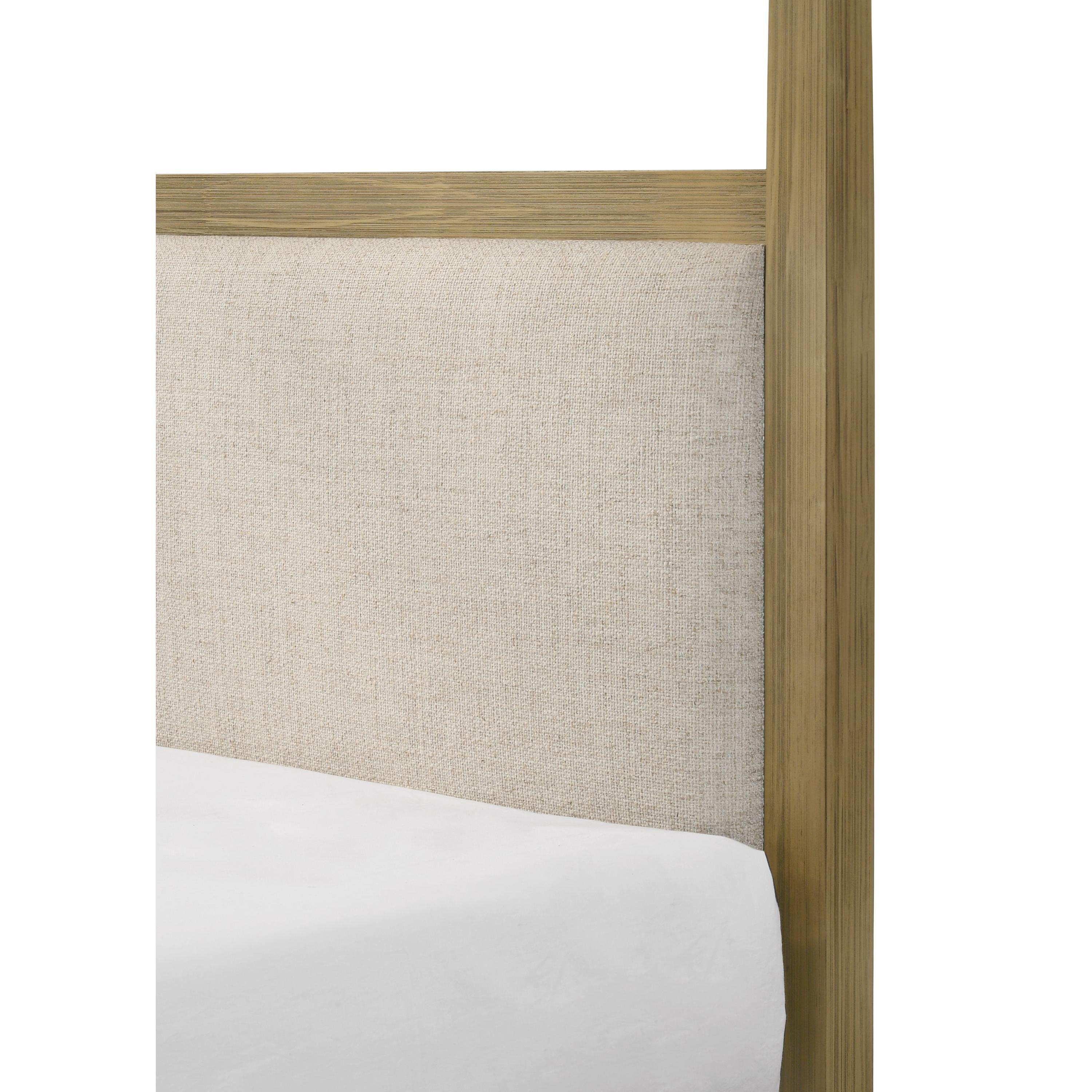  Size_King  -- Sienna Upholstered Canopy Bed IMAGE 4