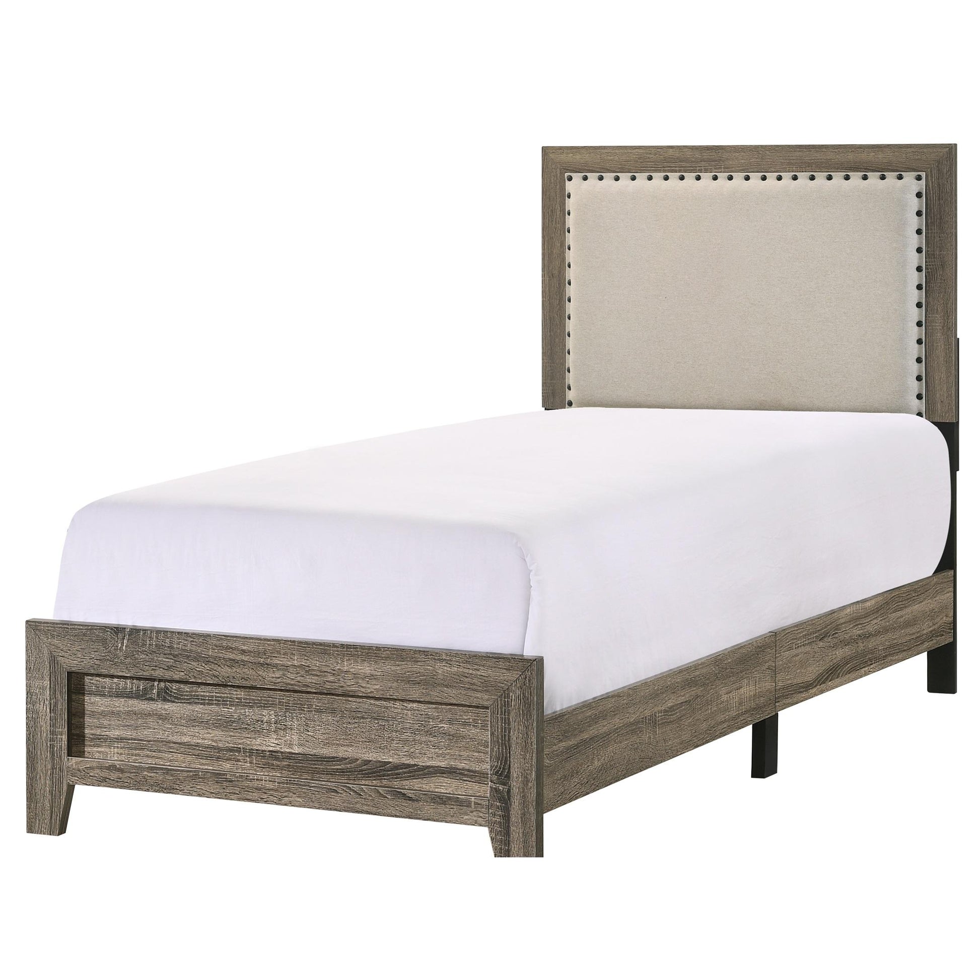  Size_Twin  -- Millie B9205-T-BED Twin Upholstered Bed IMAGE 1