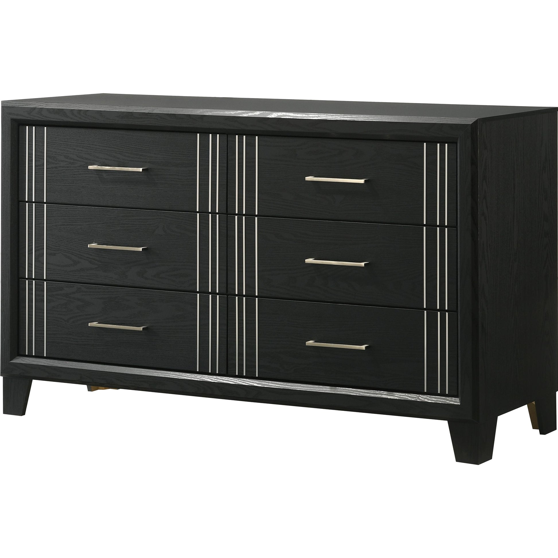  Crown Mark Charlie B9235-1 Dresser - Charcoal IMAGE 1