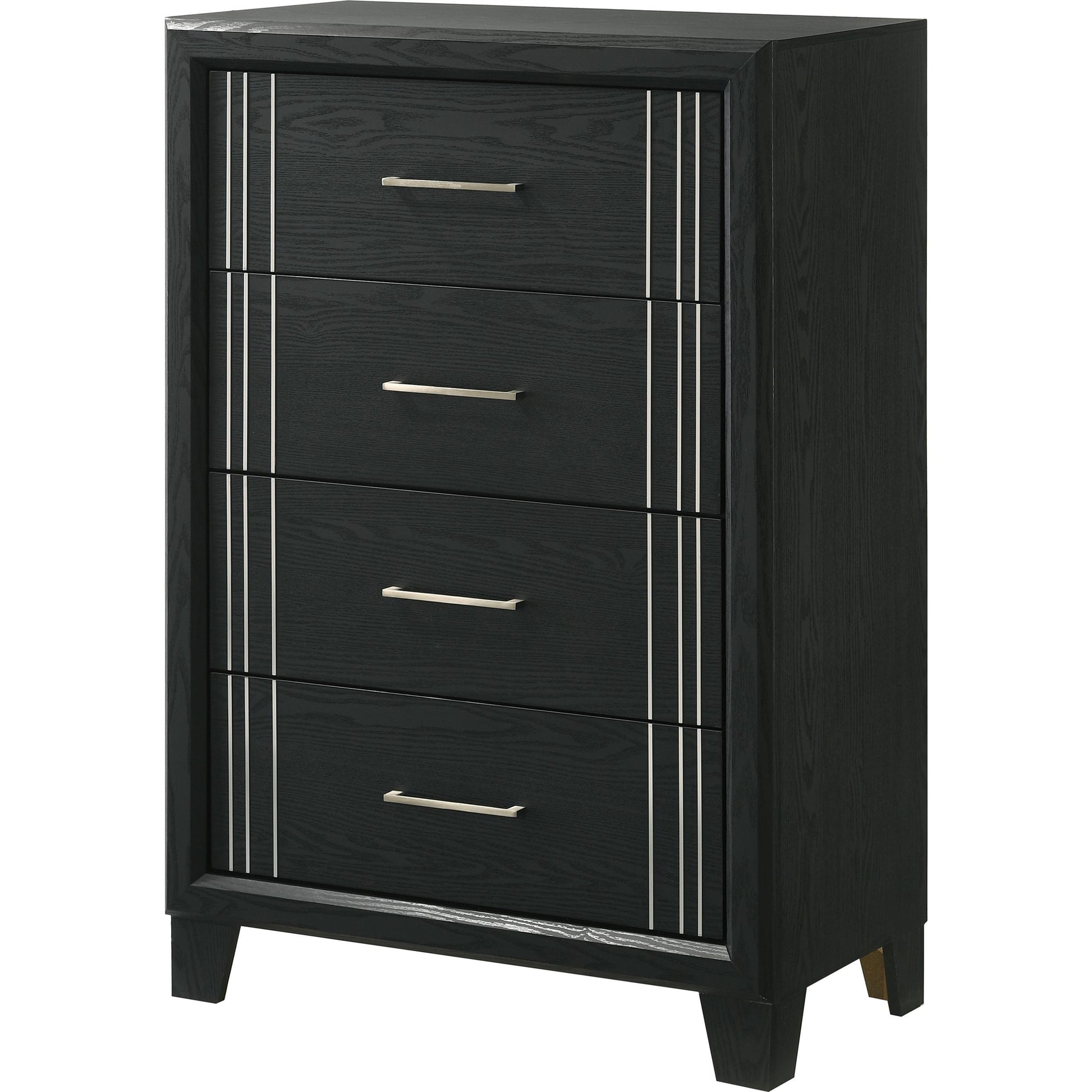  Crown Mark Charlie B9235-4 Chest - Charcoal IMAGE 1
