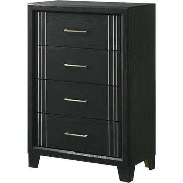  Crown Mark Charlie B9235-4 Chest - Charcoal IMAGE 1