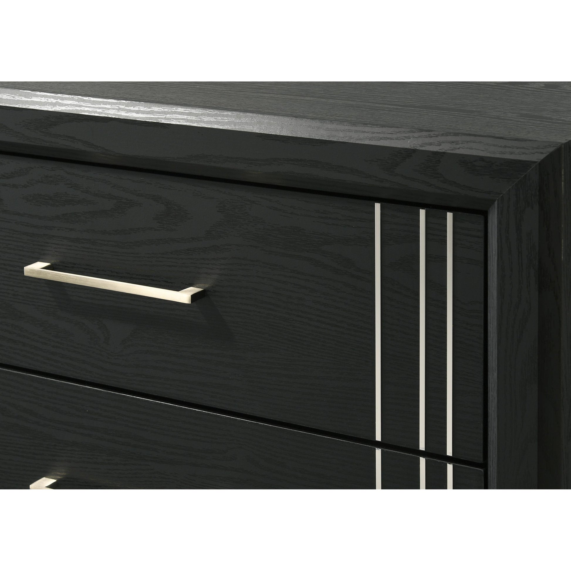  Crown Mark Charlie B9235-4 Chest - Charcoal IMAGE 3