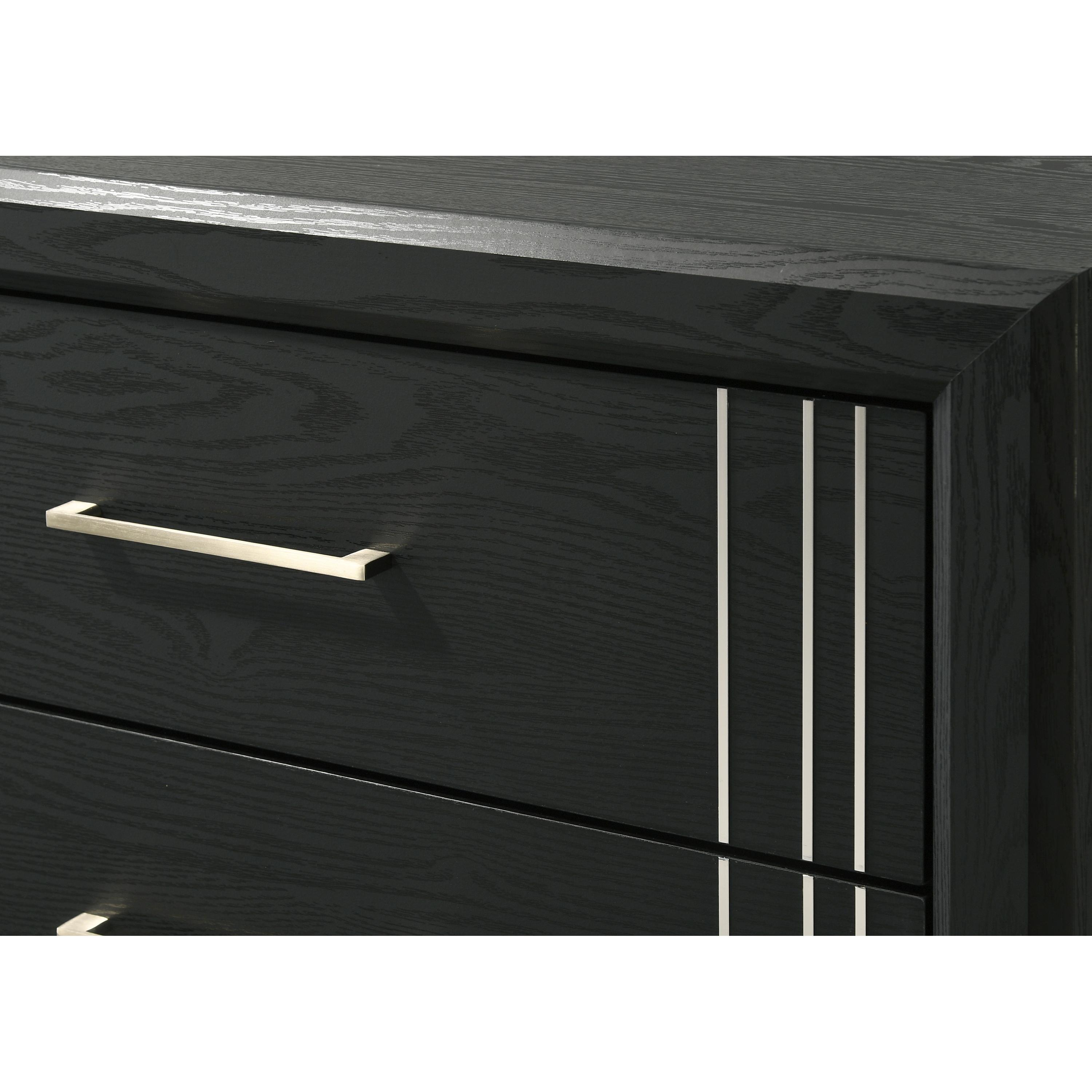  Crown Mark Charlie B9235-4 Chest - Charcoal IMAGE 3