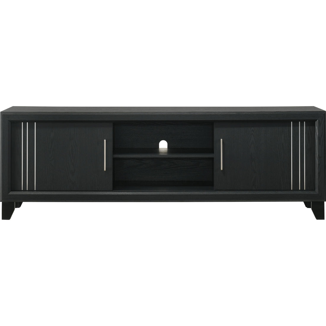  Crown Mark Charlie B9235-9 TV Stand - Charcoal IMAGE 1