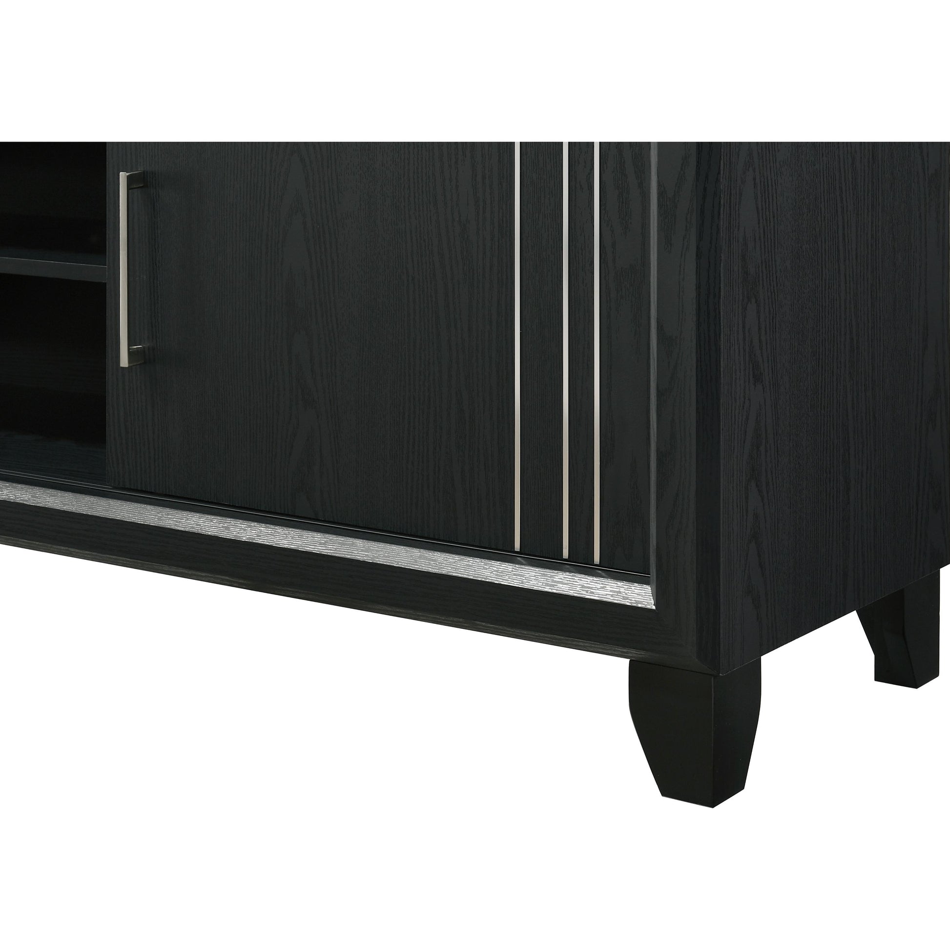  Crown Mark Charlie B9235-9 TV Stand - Charcoal IMAGE 5