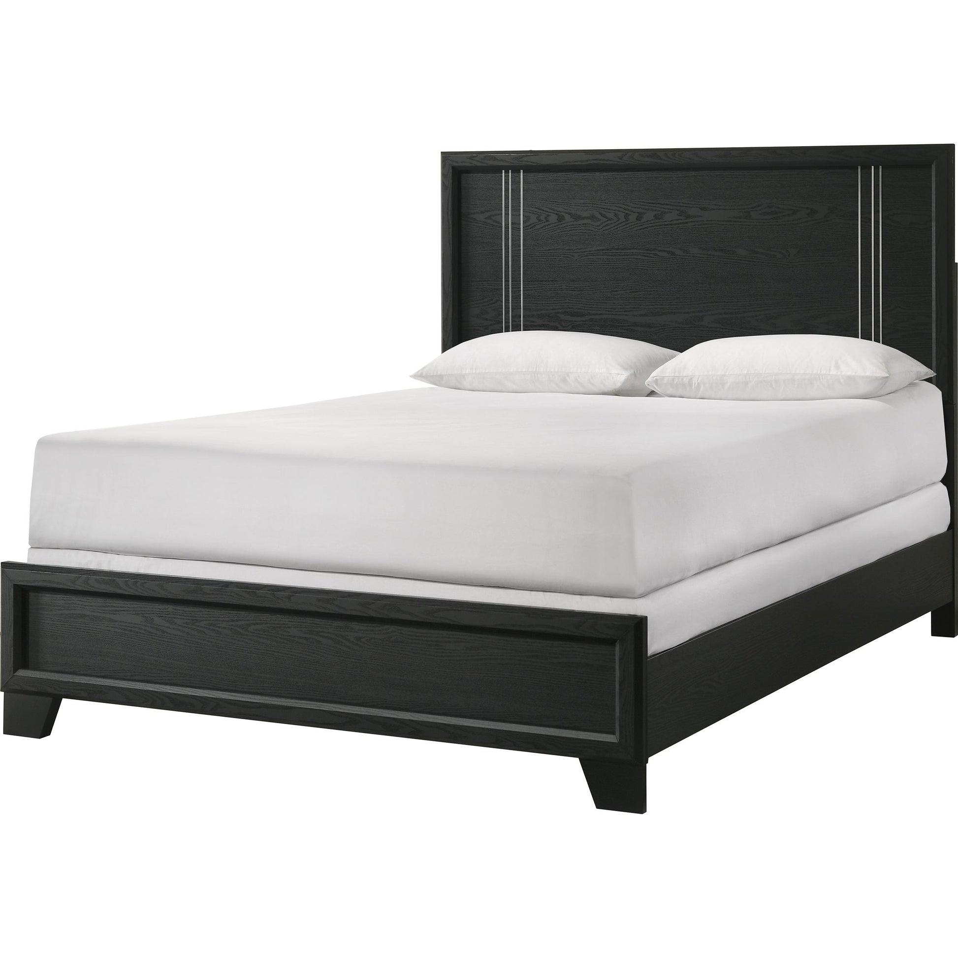  Size_Full  -- Charlie B9235-F Full Bed - Charcoal IMAGE 1