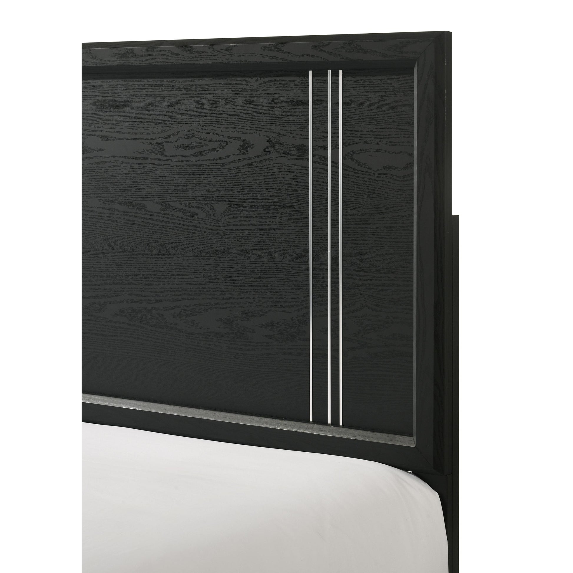  Size_Full  -- Charlie B9235-F Full Bed - Charcoal IMAGE 5