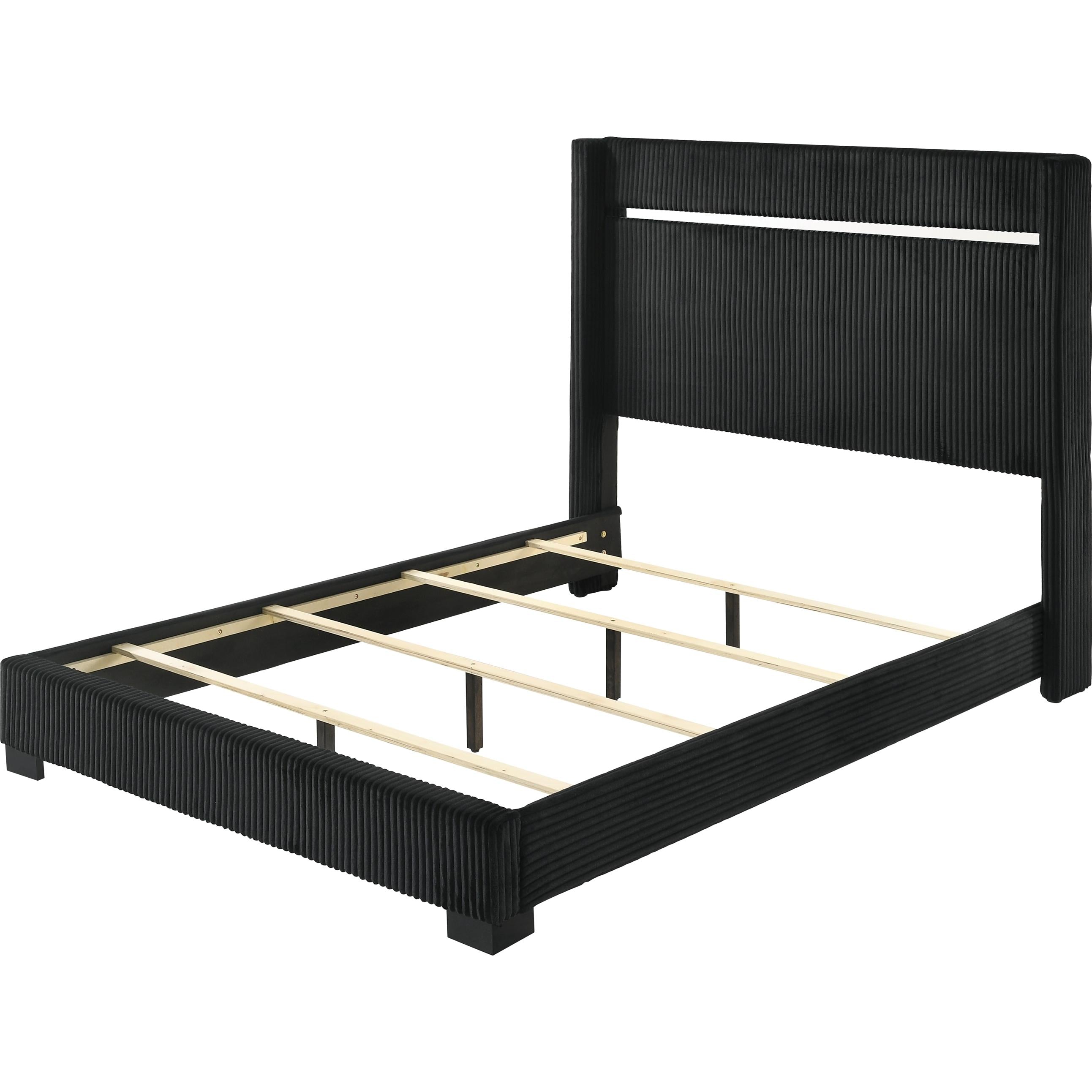  Size_King  -- Crown Mark Gennro Panel Bed IMAGE 2