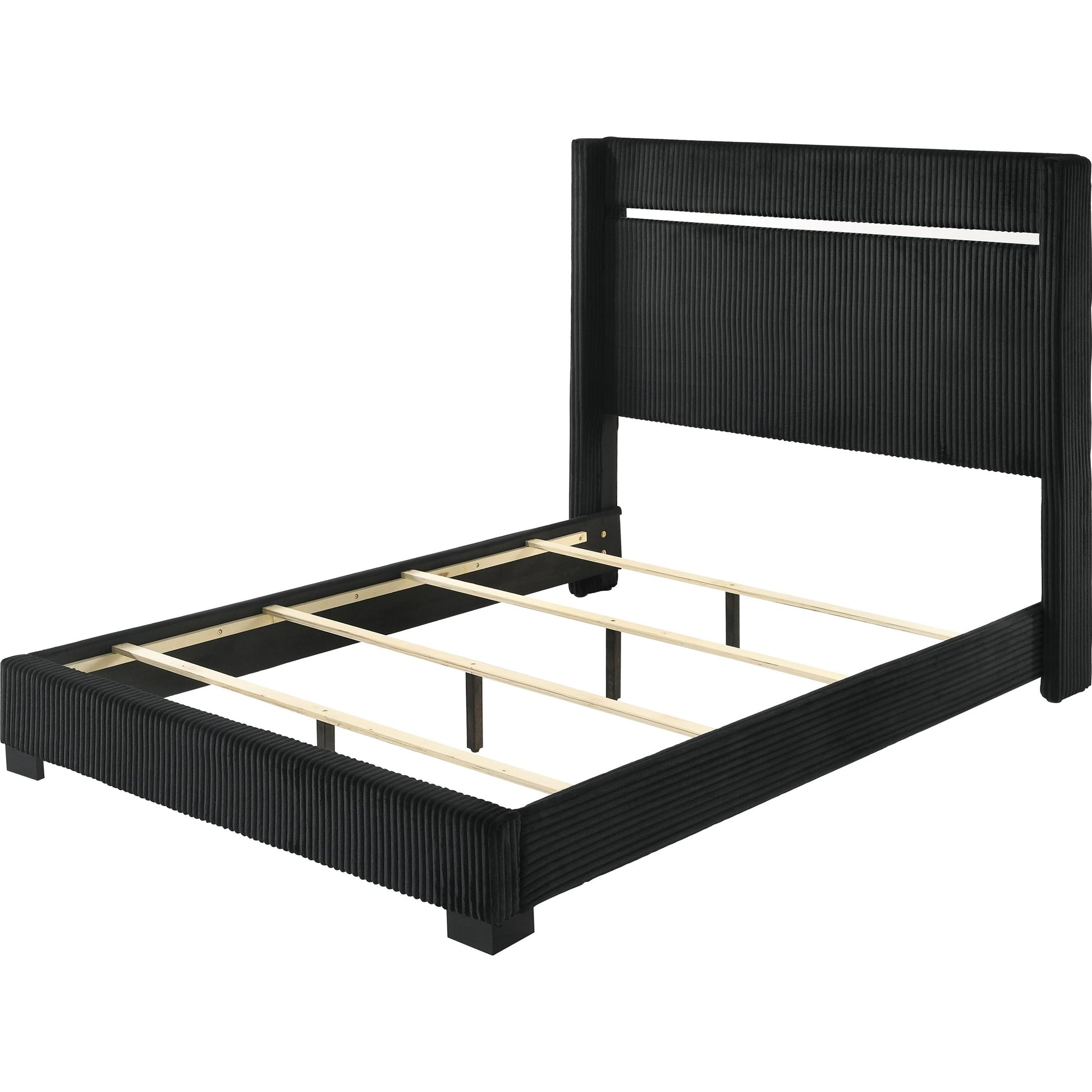  Size_Queen  -- Gennro B9295-Q Queen Bed IMAGE 2