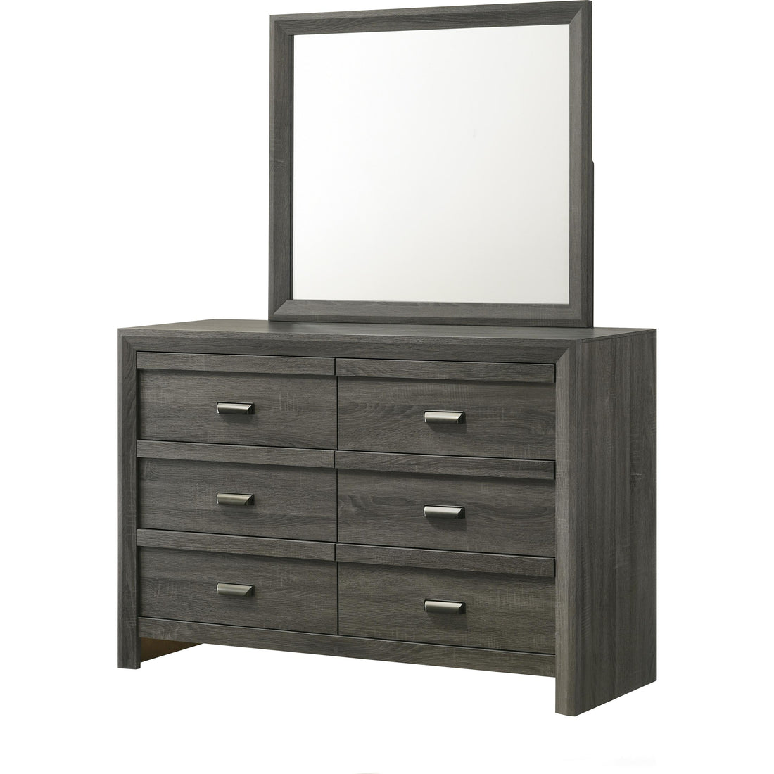  Crown Mark Valor B9335-11 Dresser Mirror - Grey IMAGE 1