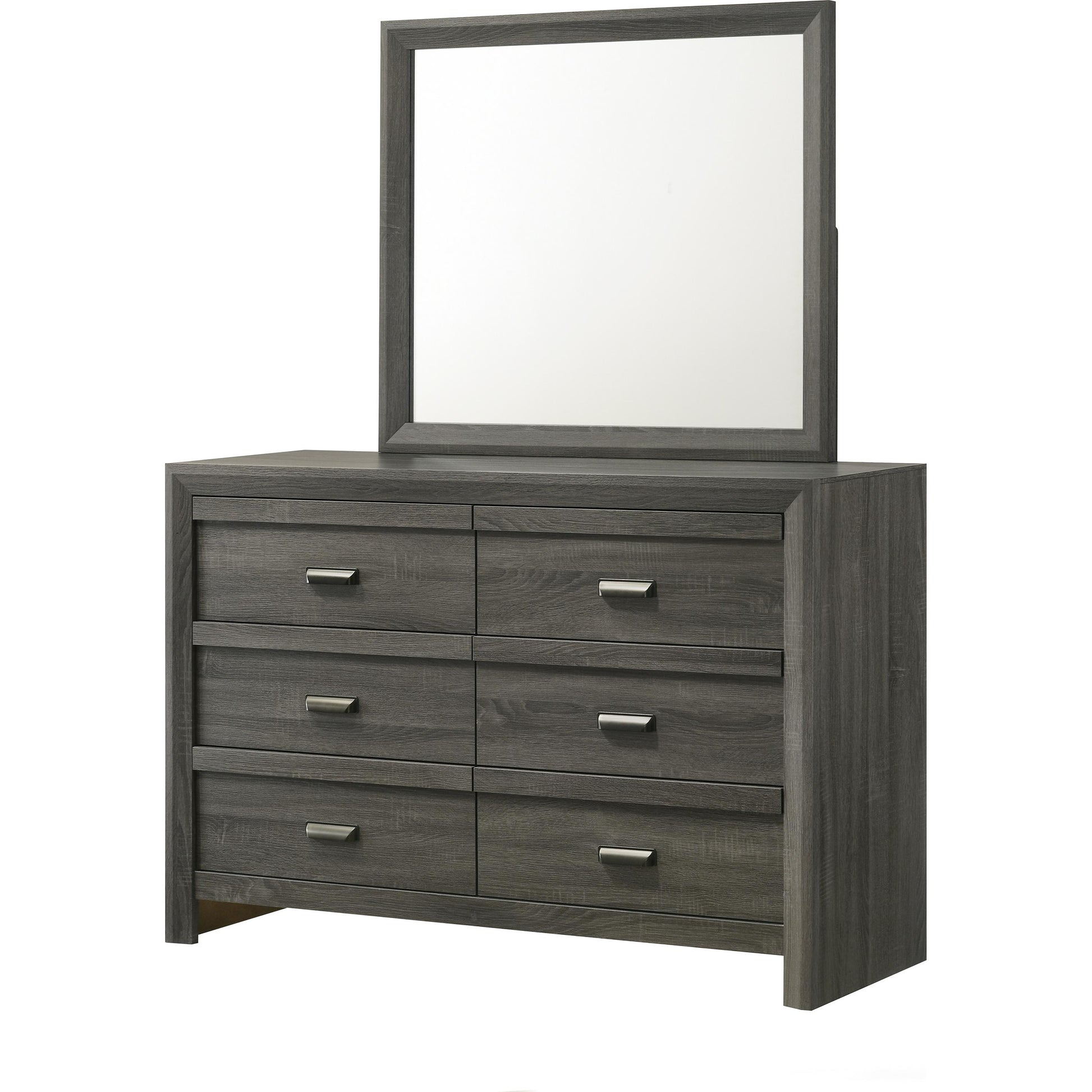  Crown Mark Valor B9335-11 Dresser Mirror - Grey IMAGE 2