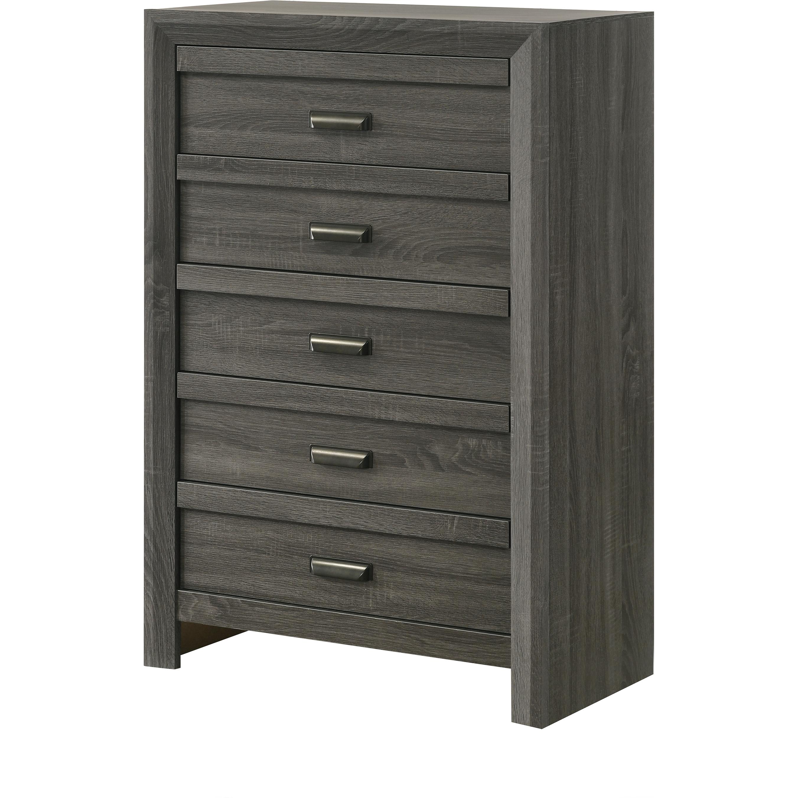  Crown Mark Valor B9335-4 Chest - Grey IMAGE 1