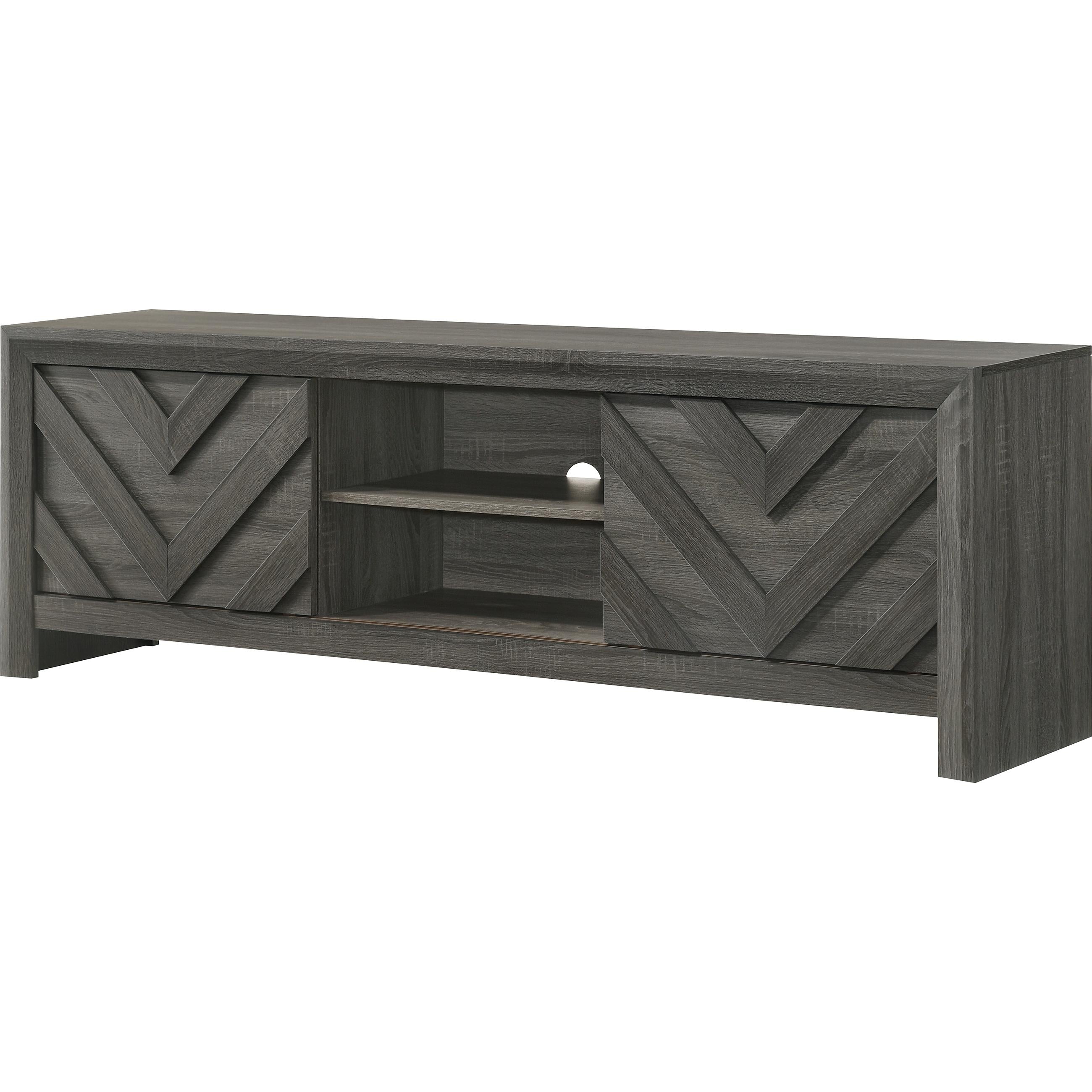  Crown Mark Valor B9335-9 TV Stand - Grey IMAGE 1
