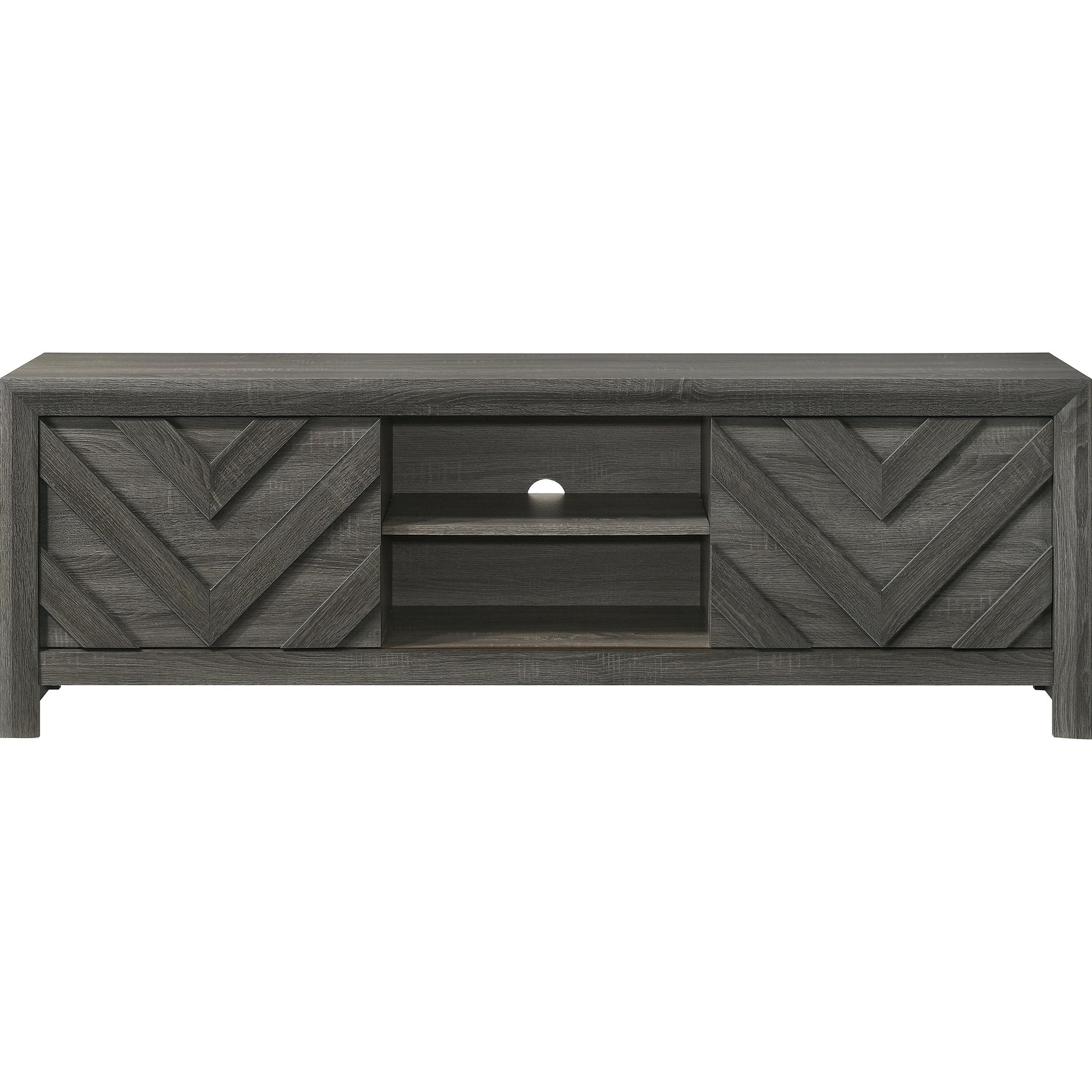  Crown Mark Valor B9335-9 TV Stand - Grey IMAGE 3
