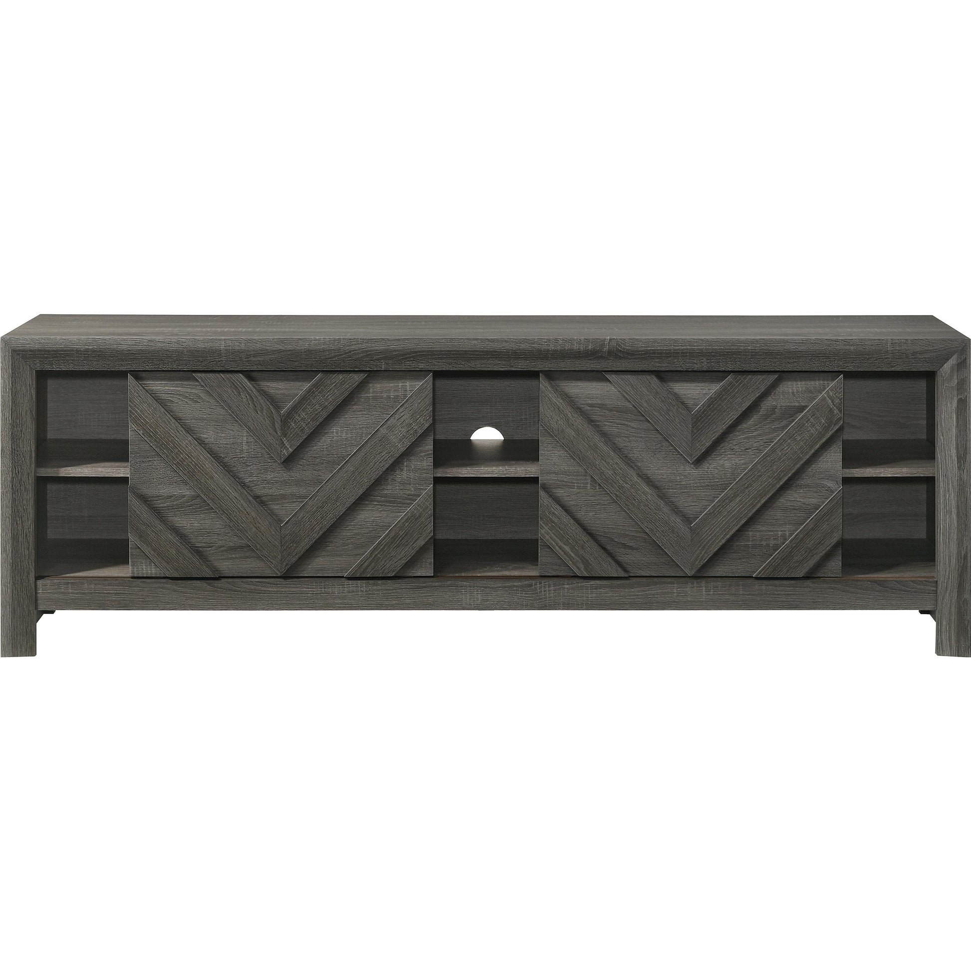  Crown Mark Valor B9335-9 TV Stand - Grey IMAGE 4