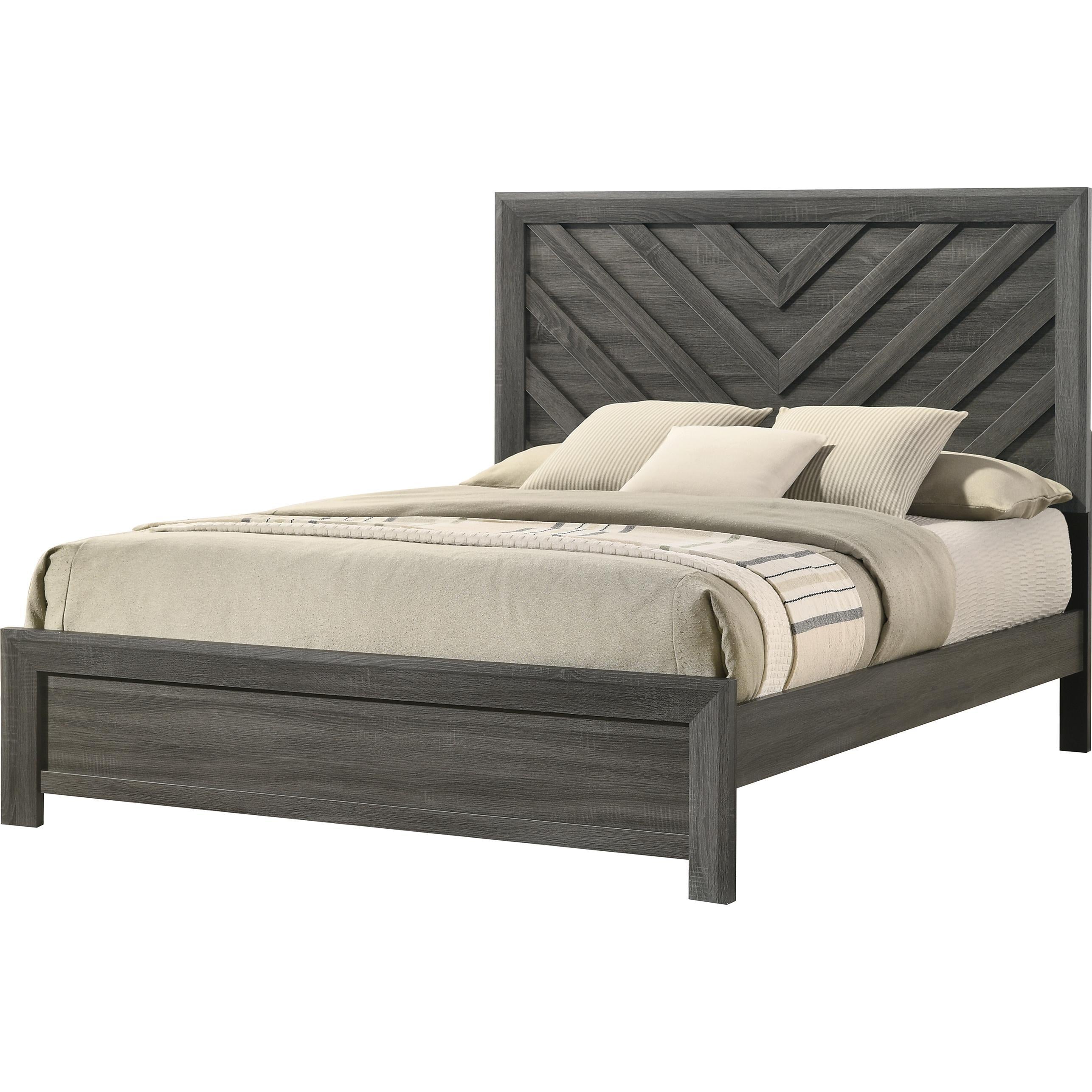  Size_Twin  -- Valor B9335-T Twin Bed - Grey IMAGE 1