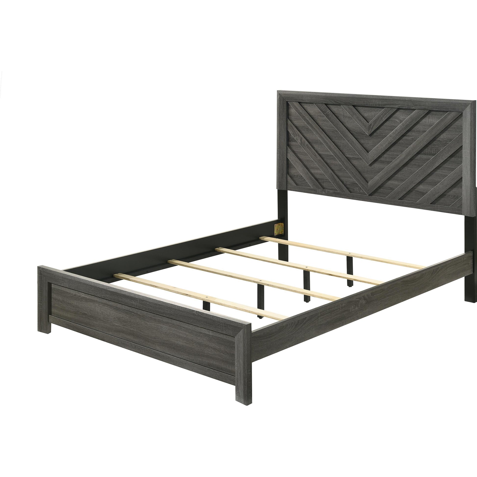  Size_Twin  -- Valor B9335-T Twin Bed - Grey IMAGE 2