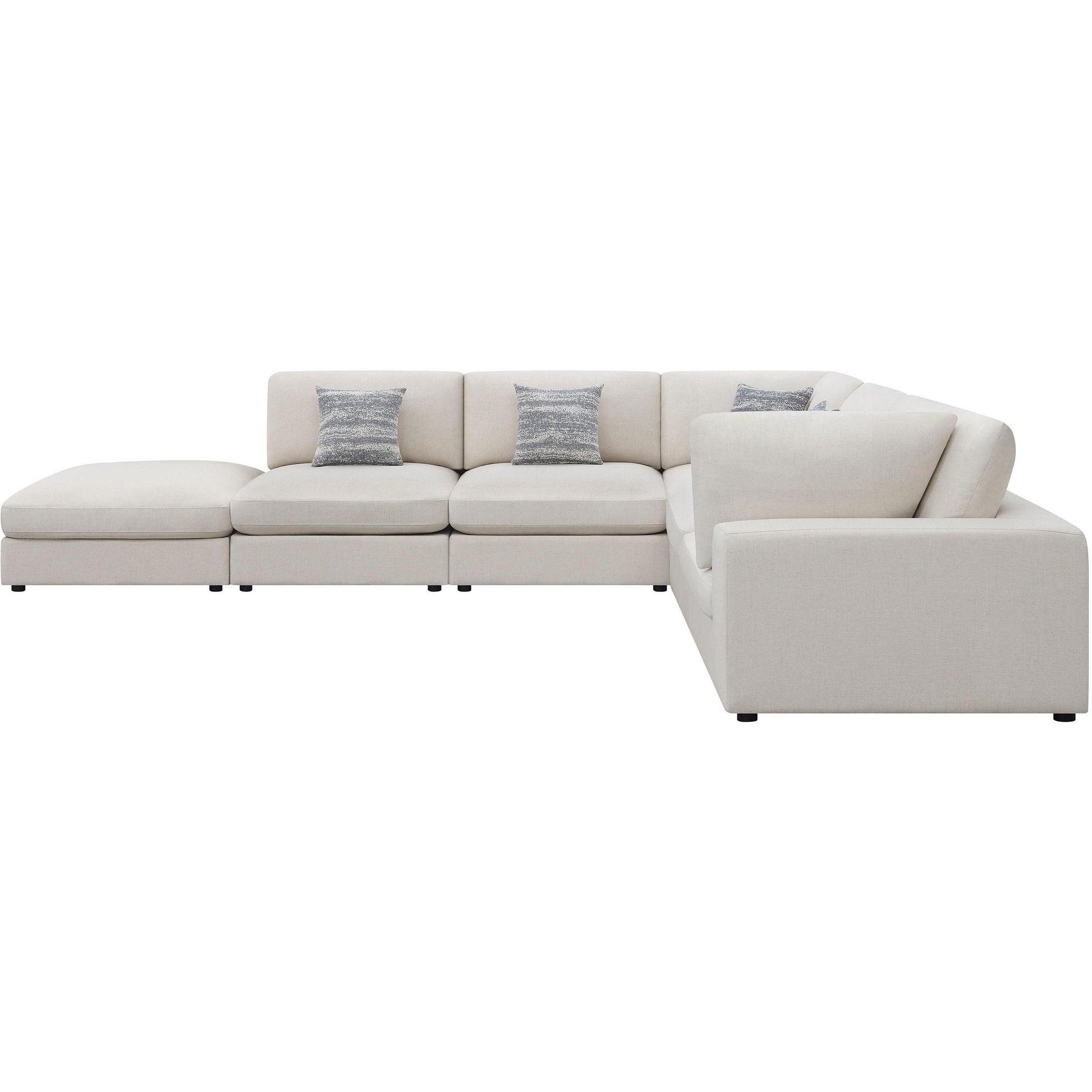  Coaster Furniture Serene 551321-SET 6 pc Upholstered Modular Sectional - Beige IMAGE 3