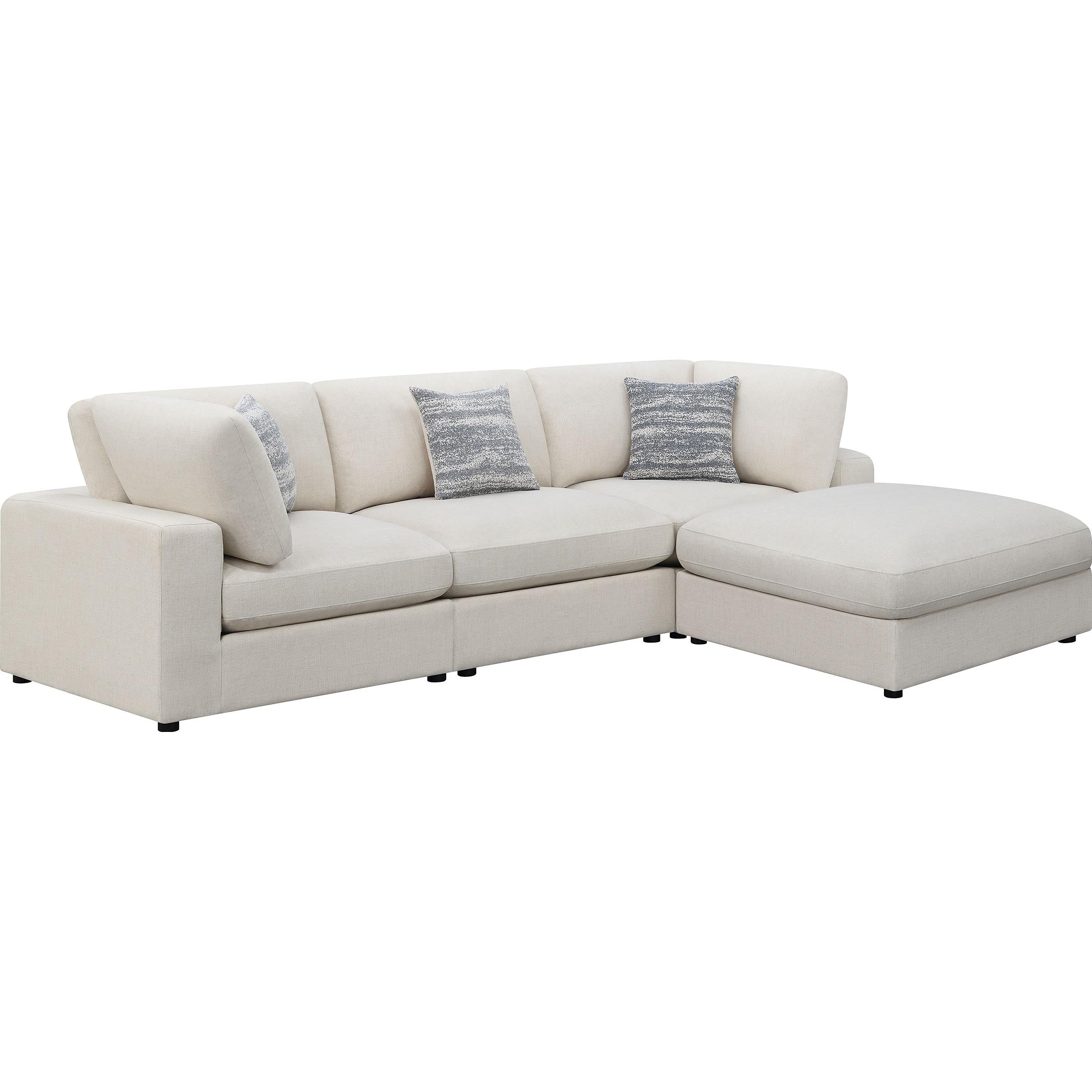  Coaster Furniture Serene 551321-SETB 4 pc Upholstered Modular Sectional - Beige IMAGE 1