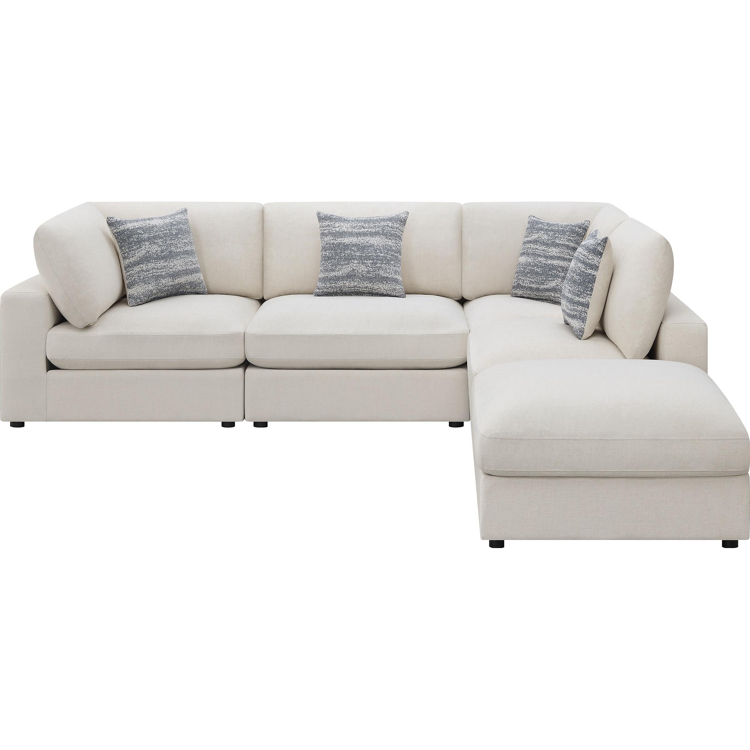 Coaster Furniture Serene 551321-SETC 5 pc Upholstered Modular Sectional - Beige IMAGE 3