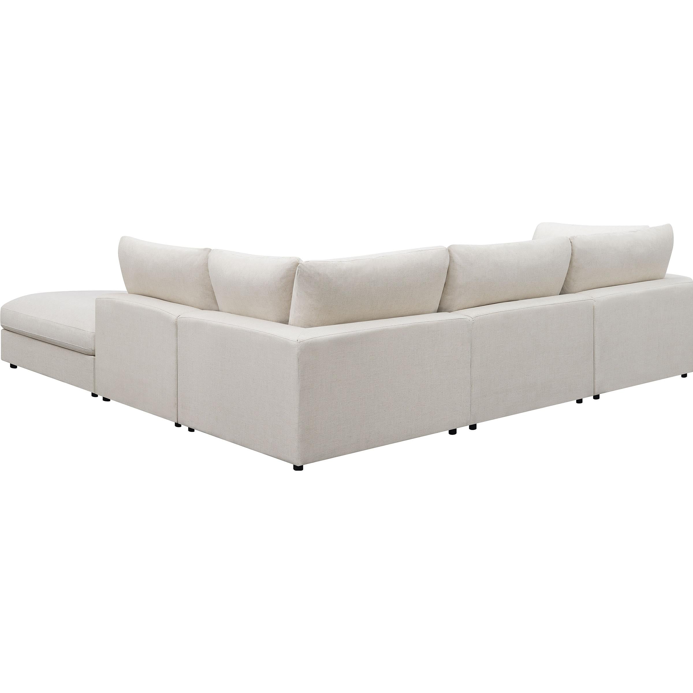  Coaster Furniture Serene 551321-SETC 5 pc Upholstered Modular Sectional - Beige IMAGE 4