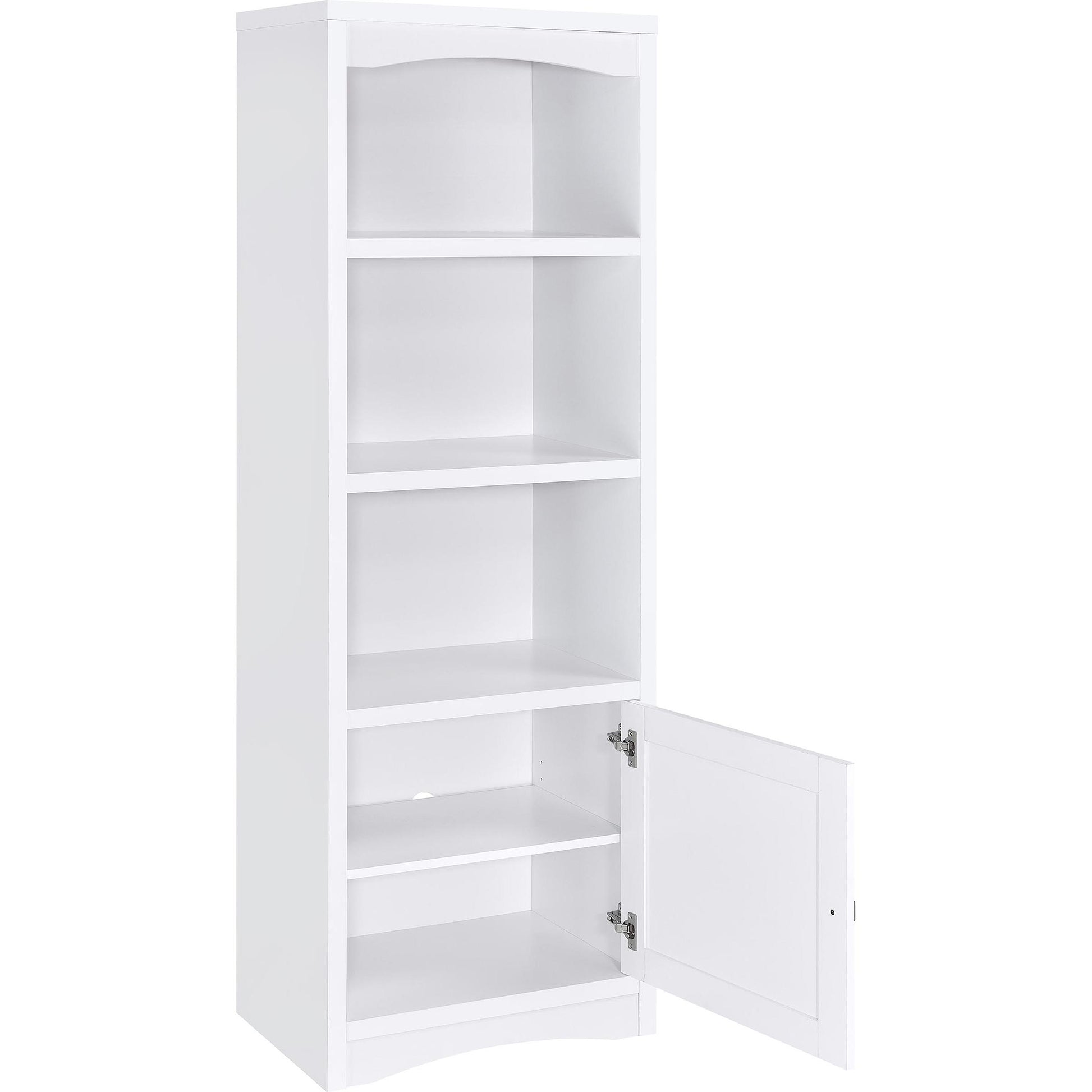  Coaster Furniture Laughlin 724113-SET 3-piece Entertainment Center TV Stand - White IMAGE 10