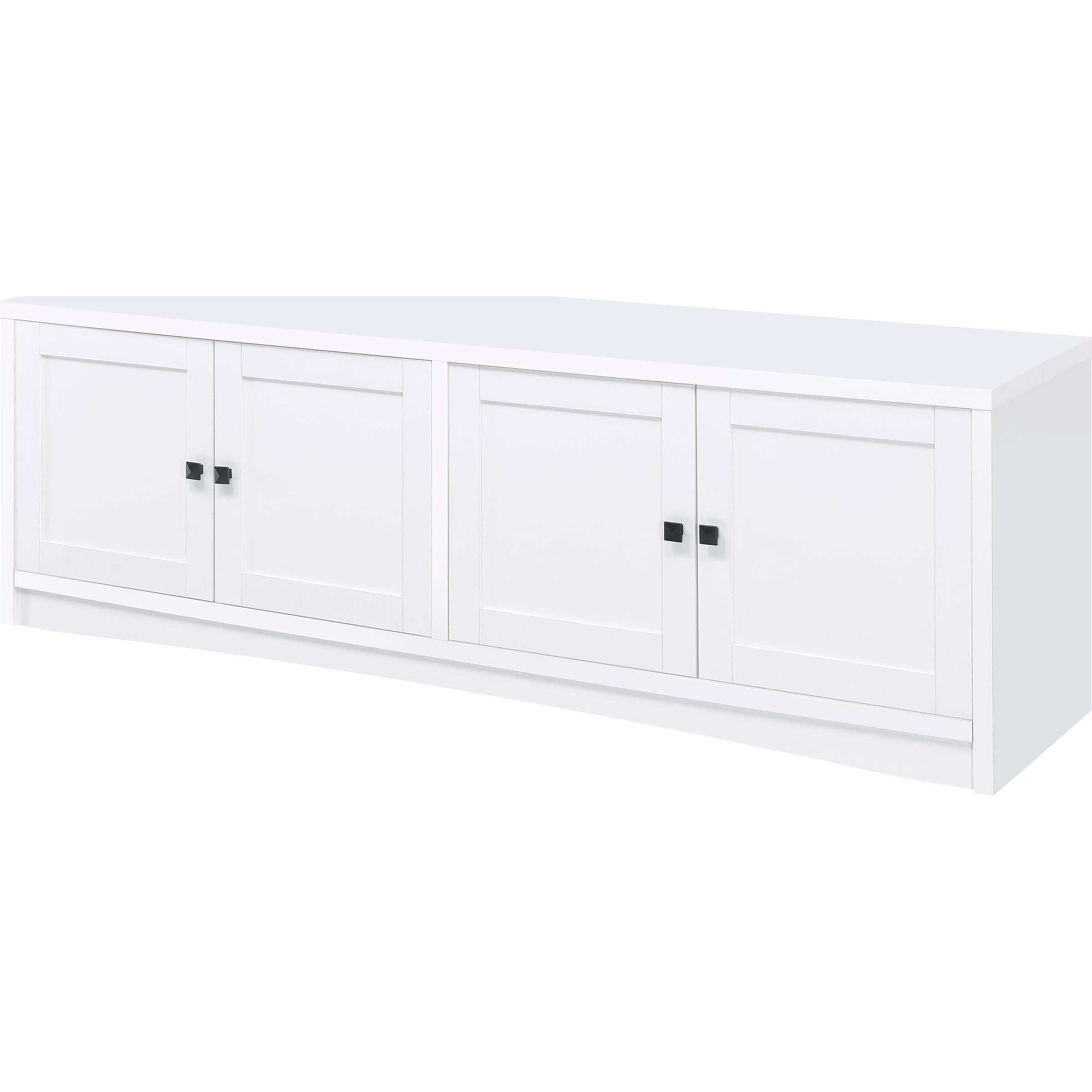  Coaster Furniture Laughlin 724113-SET 3-piece Entertainment Center TV Stand - White IMAGE 7