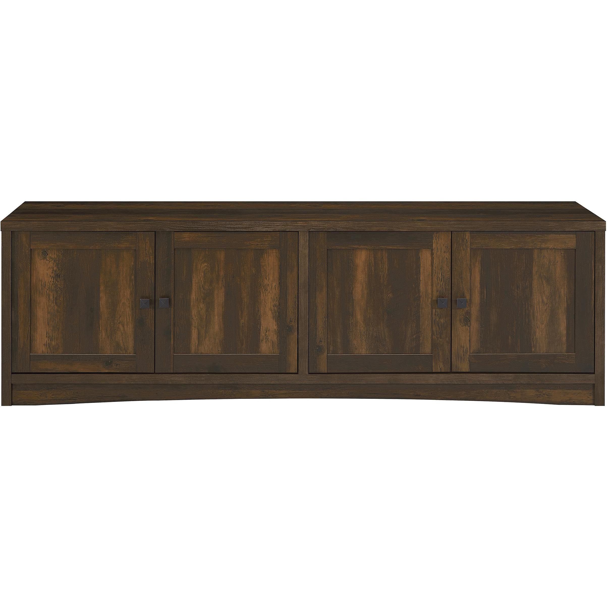  Coaster Furniture Laughlin 724123-SET 3-piece Entertainment Center TV Stand - Dark Pine IMAGE 5