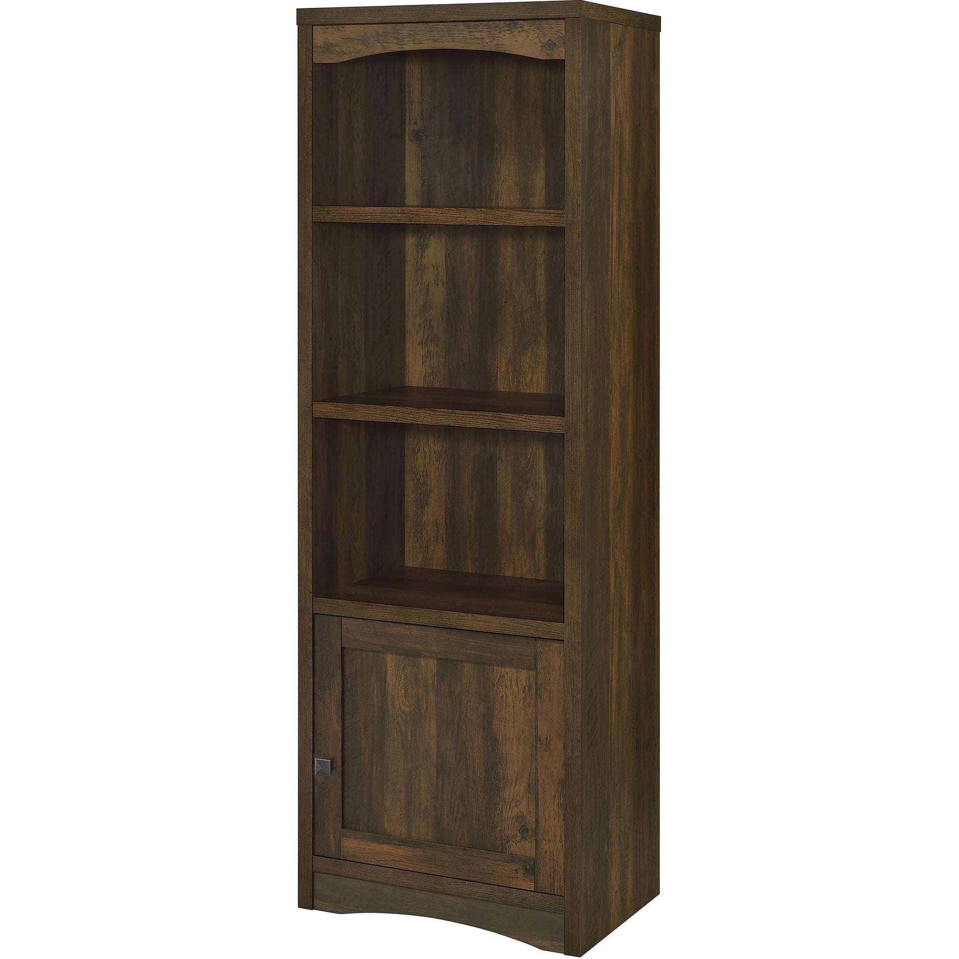  Coaster Furniture Laughlin 724124 3-shelf Engineered Wood Media Tower - Dark Pine IMAGE 5