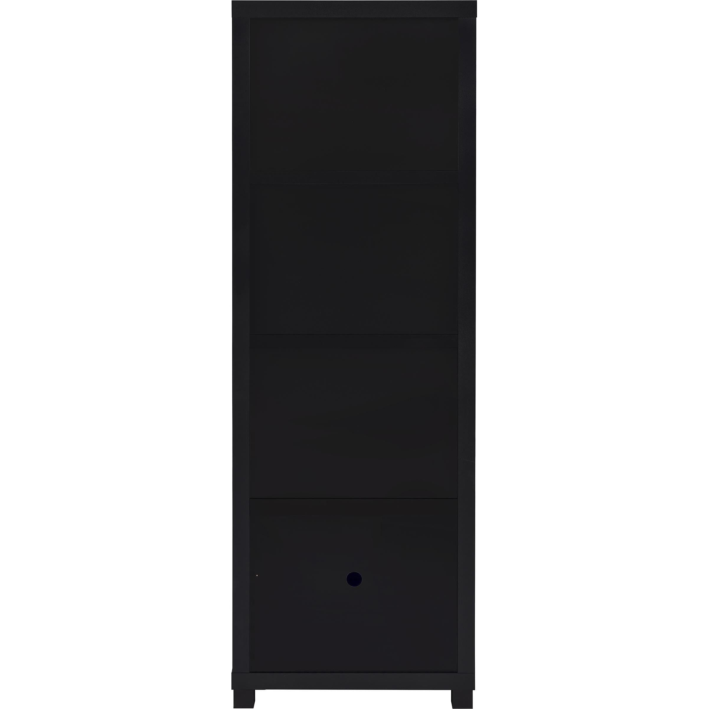  Coaster Furniture Jupiter 736303-SET 3-piece Entertainment Center 79-inch TV Stand - Black IMAGE 15