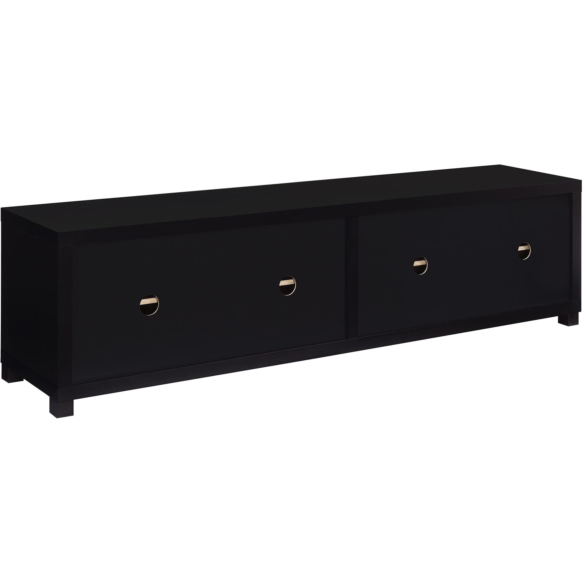  Coaster Furniture Jupiter 736303-SET 3-piece Entertainment Center 79-inch TV Stand - Black IMAGE 7