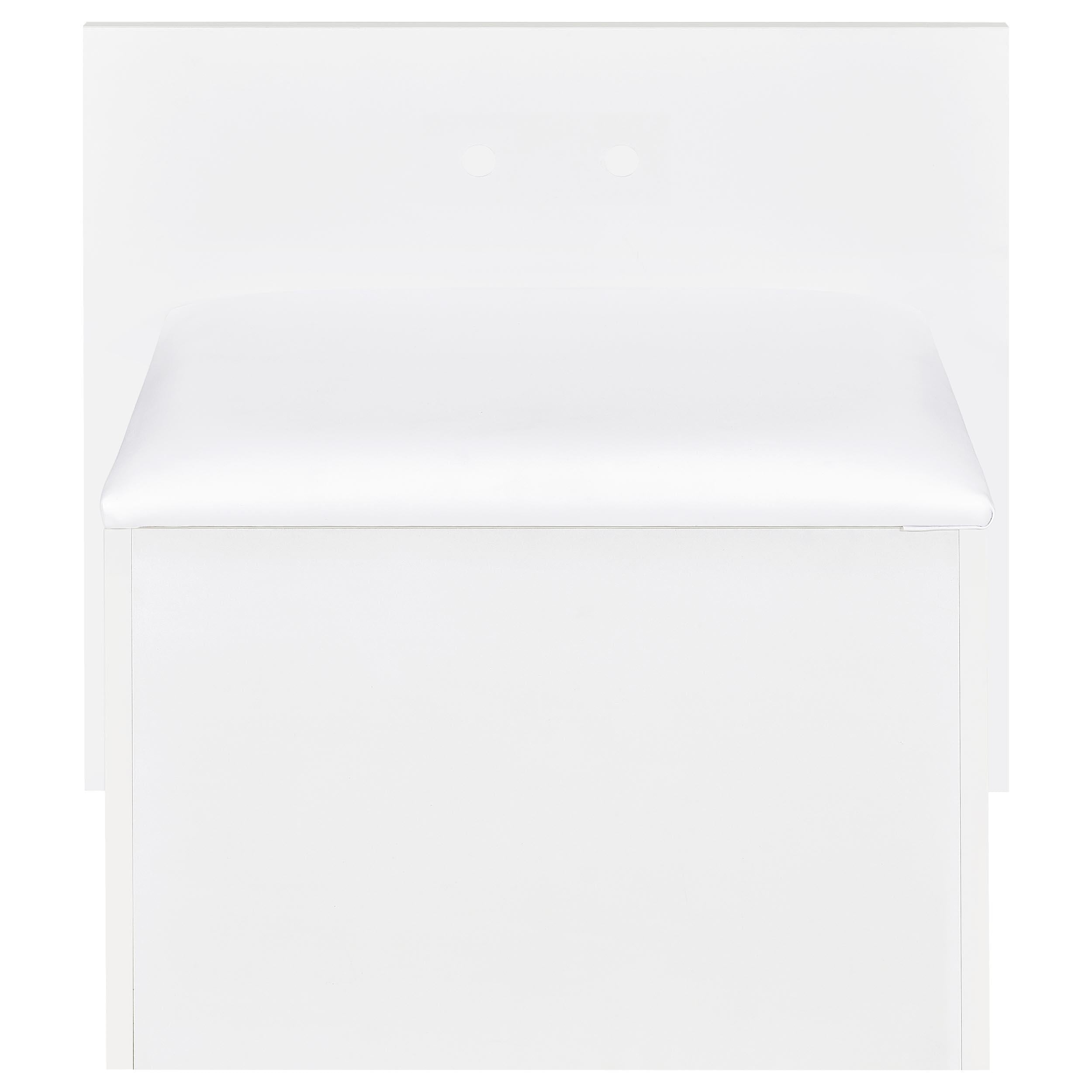  Coaster Furniture Flora 930218 2-drawer Vanity Set with LED Mirror - White High Gloss IMAGE 14