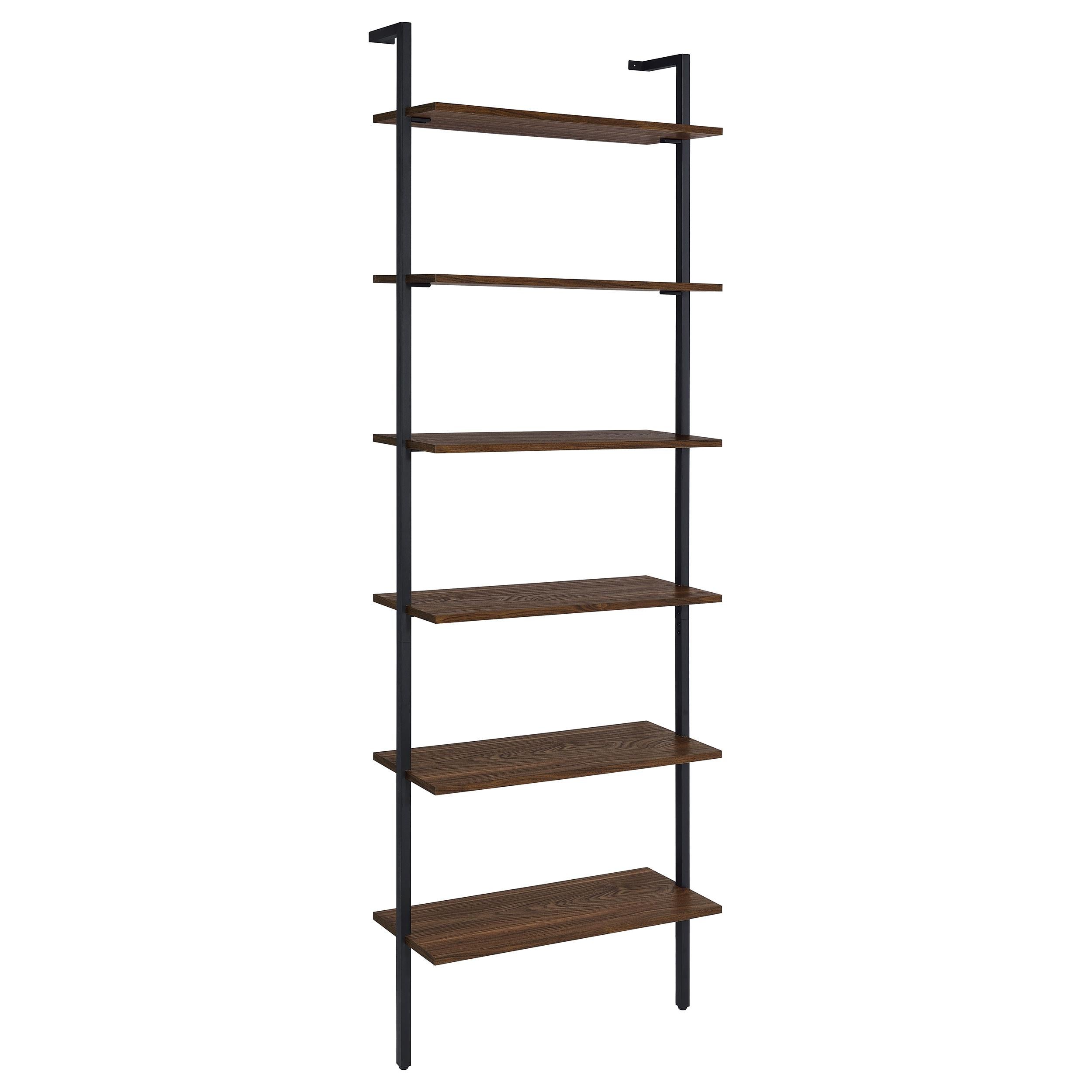  Coaster Furniture Owens 980074-S3 3-piece 96-inch Wall Mounted Bookshelf Set - Walnut IMAGE 10