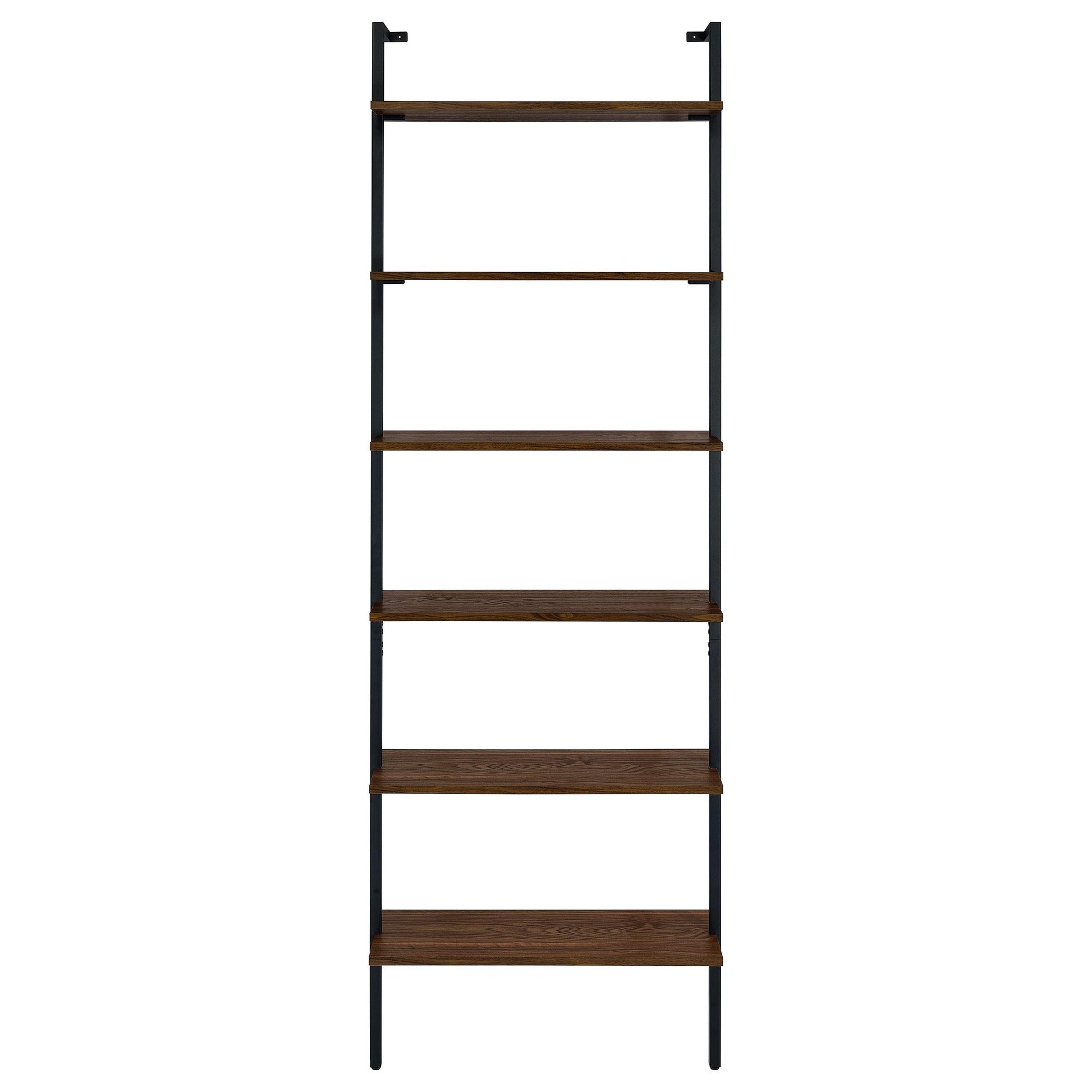  Coaster Furniture Owens 980074-S3 3-piece 96-inch Wall Mounted Bookshelf Set - Walnut IMAGE 11