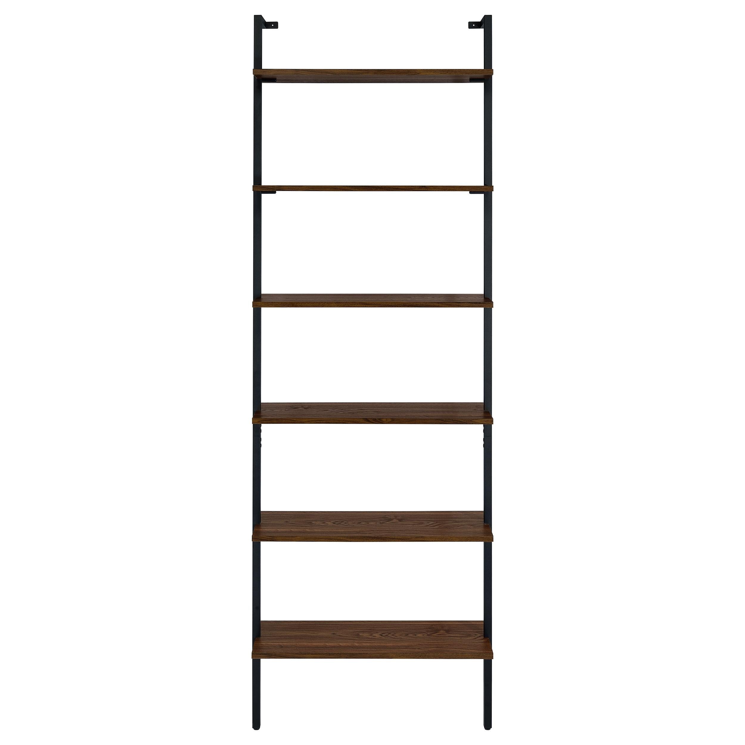  Coaster Furniture Owens 980074-S3 3-piece 96-inch Wall Mounted Bookshelf Set - Walnut IMAGE 11