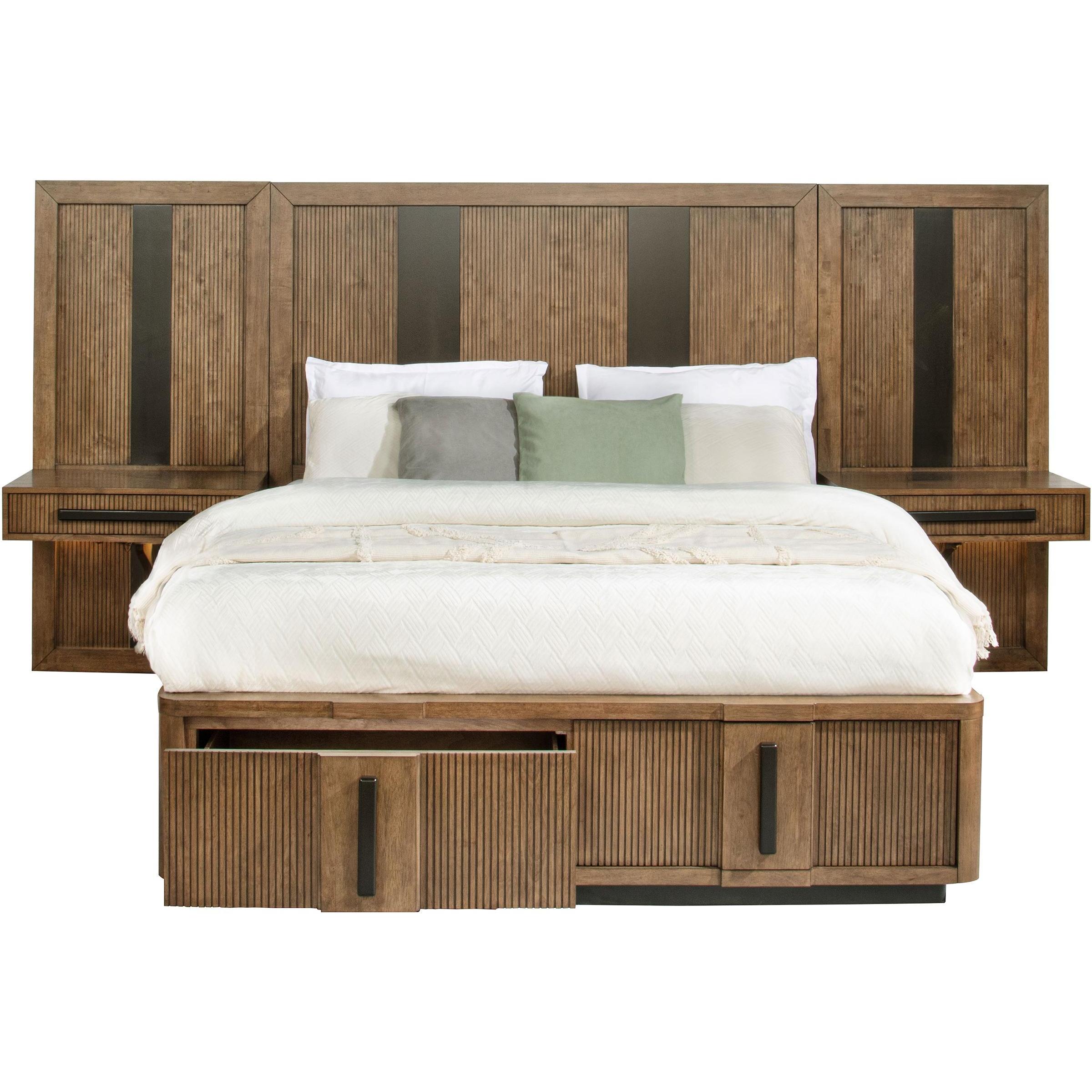  Size_King  -- Coaster Furniture Terrace Panel Bed with Storage IMAGE 3