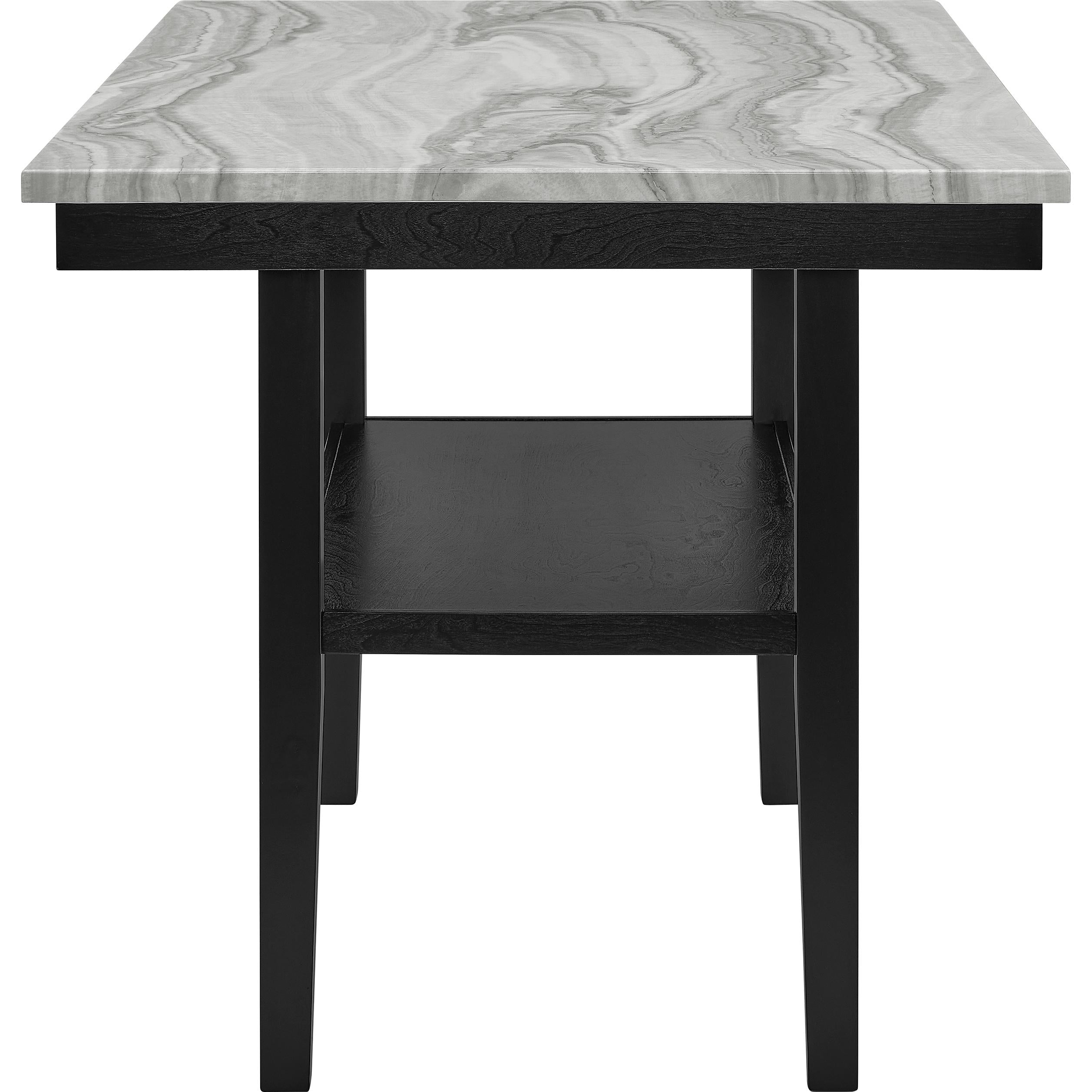  Crown Mark Marbel 1718SET 5 pc Dinette with Faux Marble Top IMAGE 3