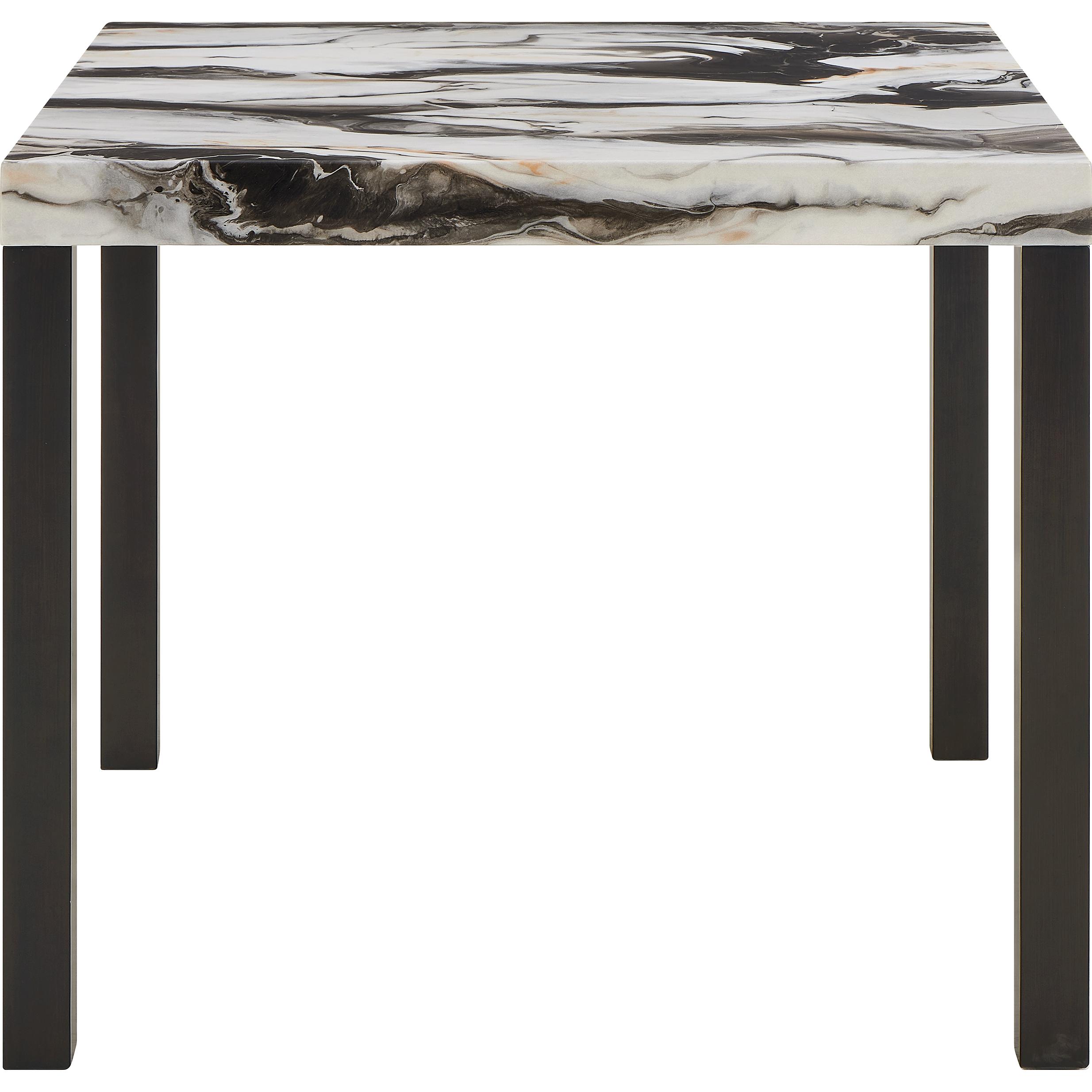  Crown Mark Vega 1720T-4545 Faux Marble Counter Height Dining Table IMAGE 2