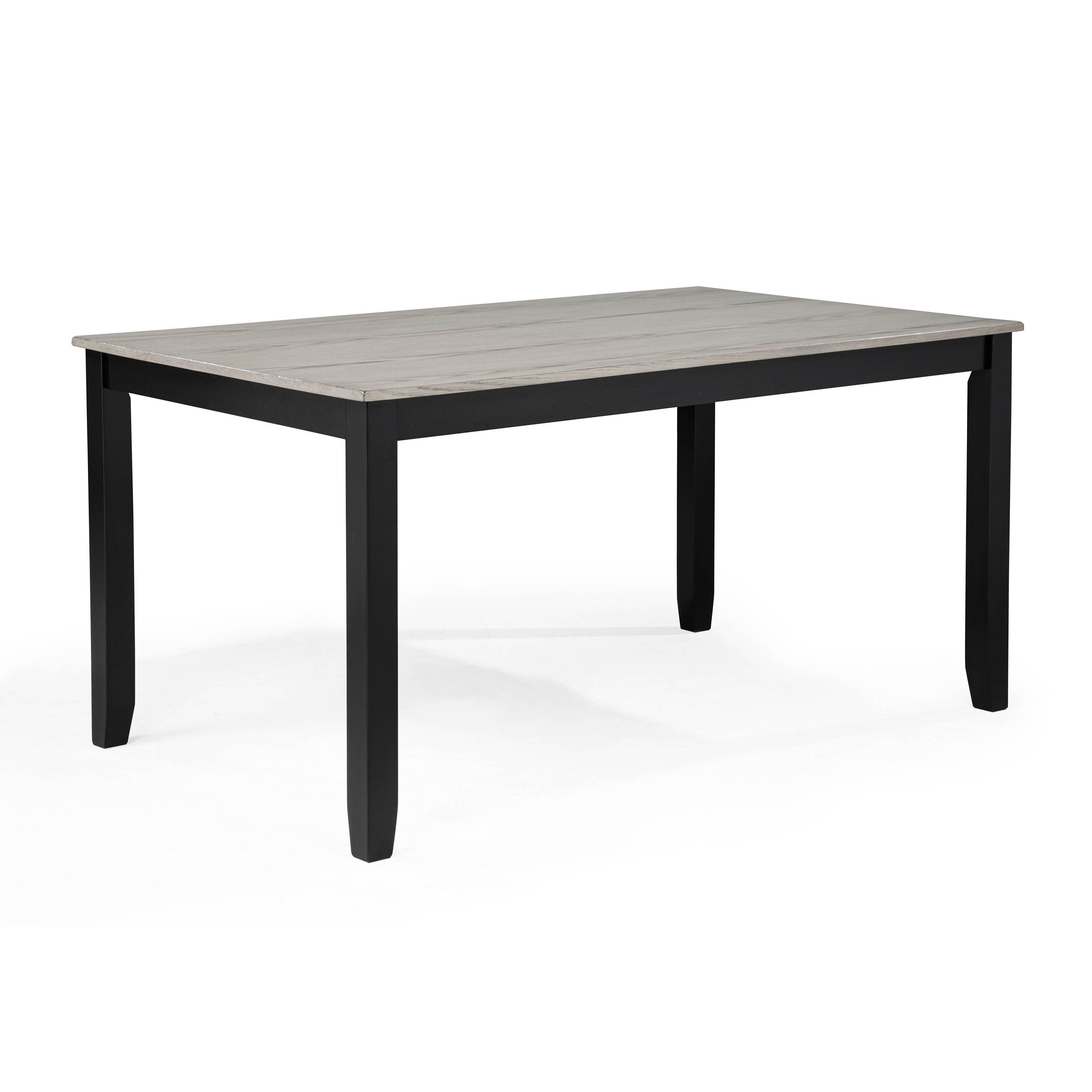  Crown Mark Lester 2231SET-LG 6 pc Dinette - Light Grey IMAGE 2