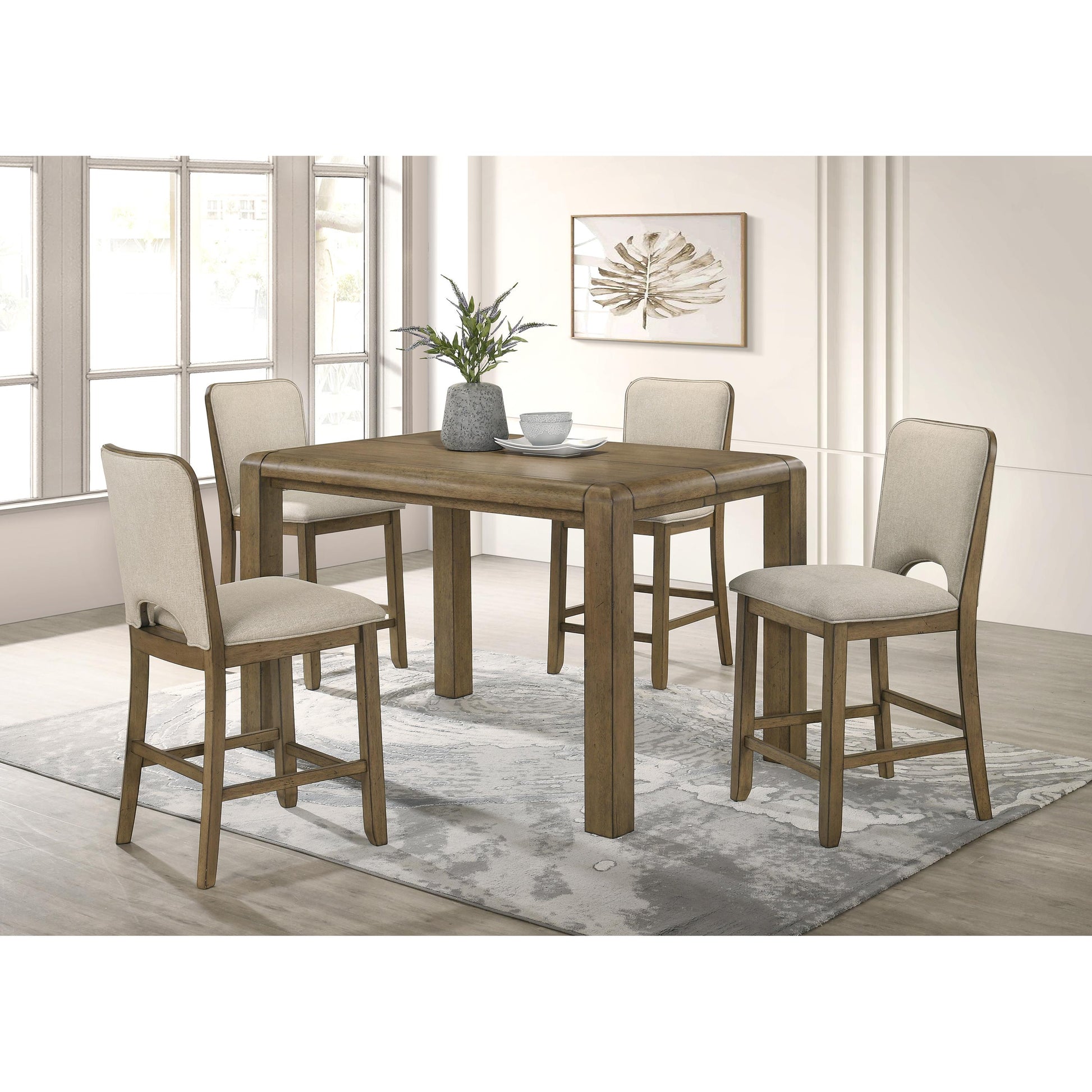  Crown Mark Cockrell 2756T-5454 Counter Height Dining Table with 18" Leaf IMAGE 7