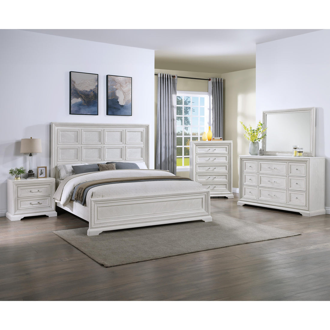  Crown Mark Alexandria B1650N-Q Queen Bed IMAGE 1