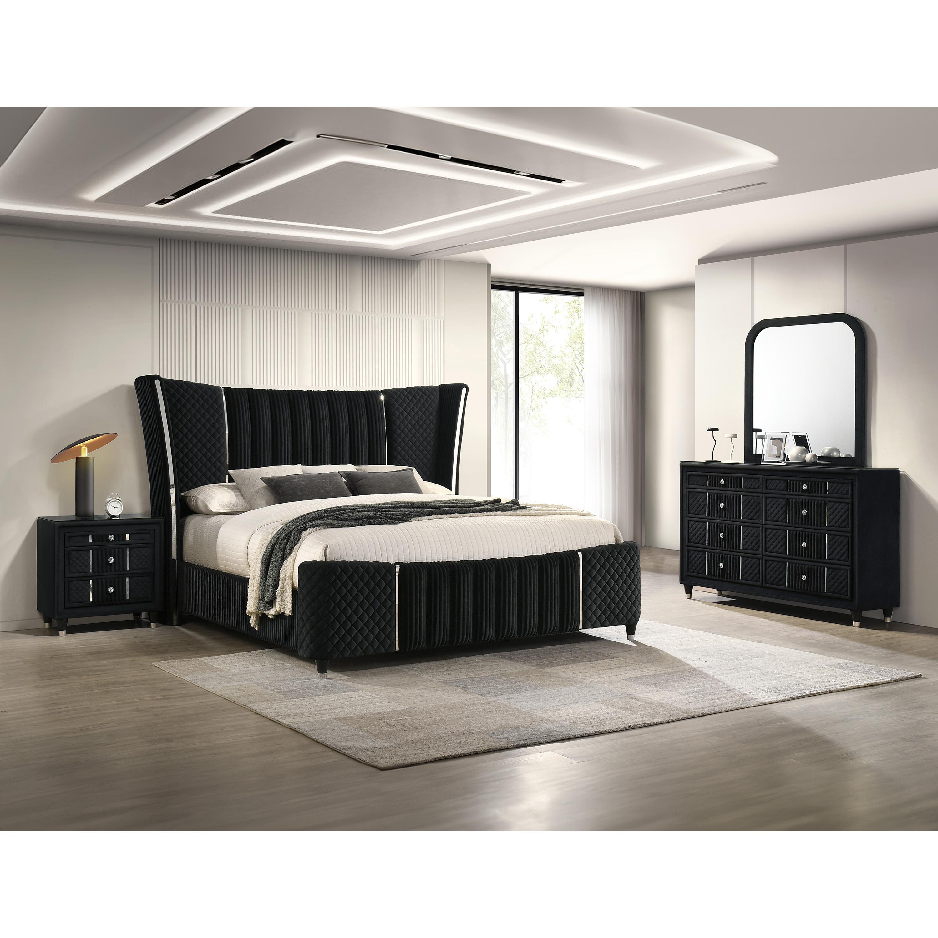  Size_Queen  -- Armany B2300-Q Queen Bed IMAGE 4