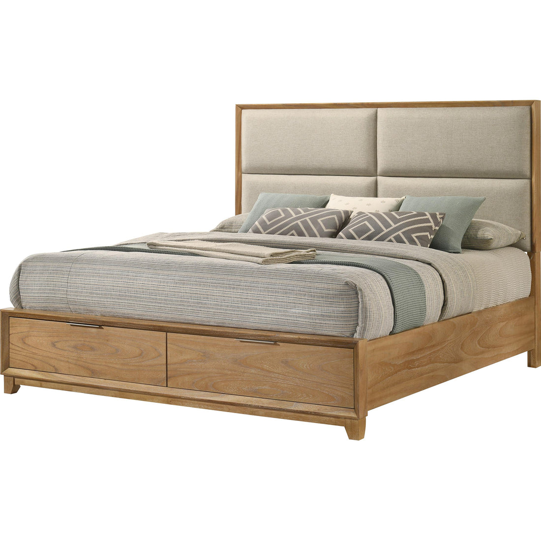  Size_King  -- Florian Upholstered Platform Bed with Storage IMAGE 1