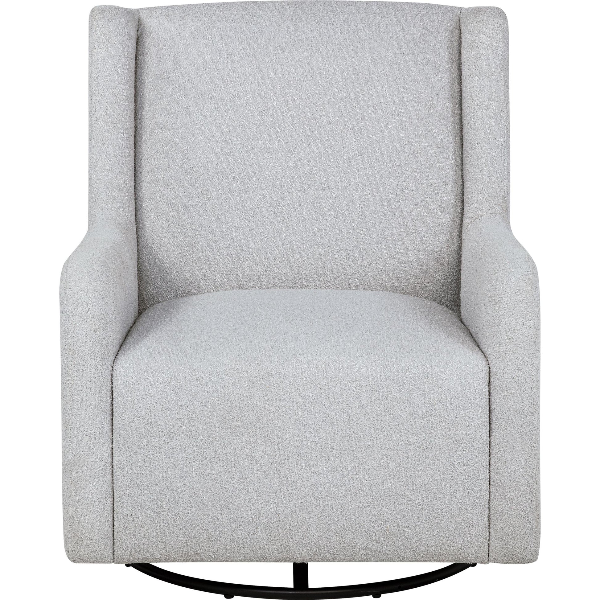  Coaster Furniture Serra 902454 Boucle Upholstered Swivel Glider - Dove Grey IMAGE 3