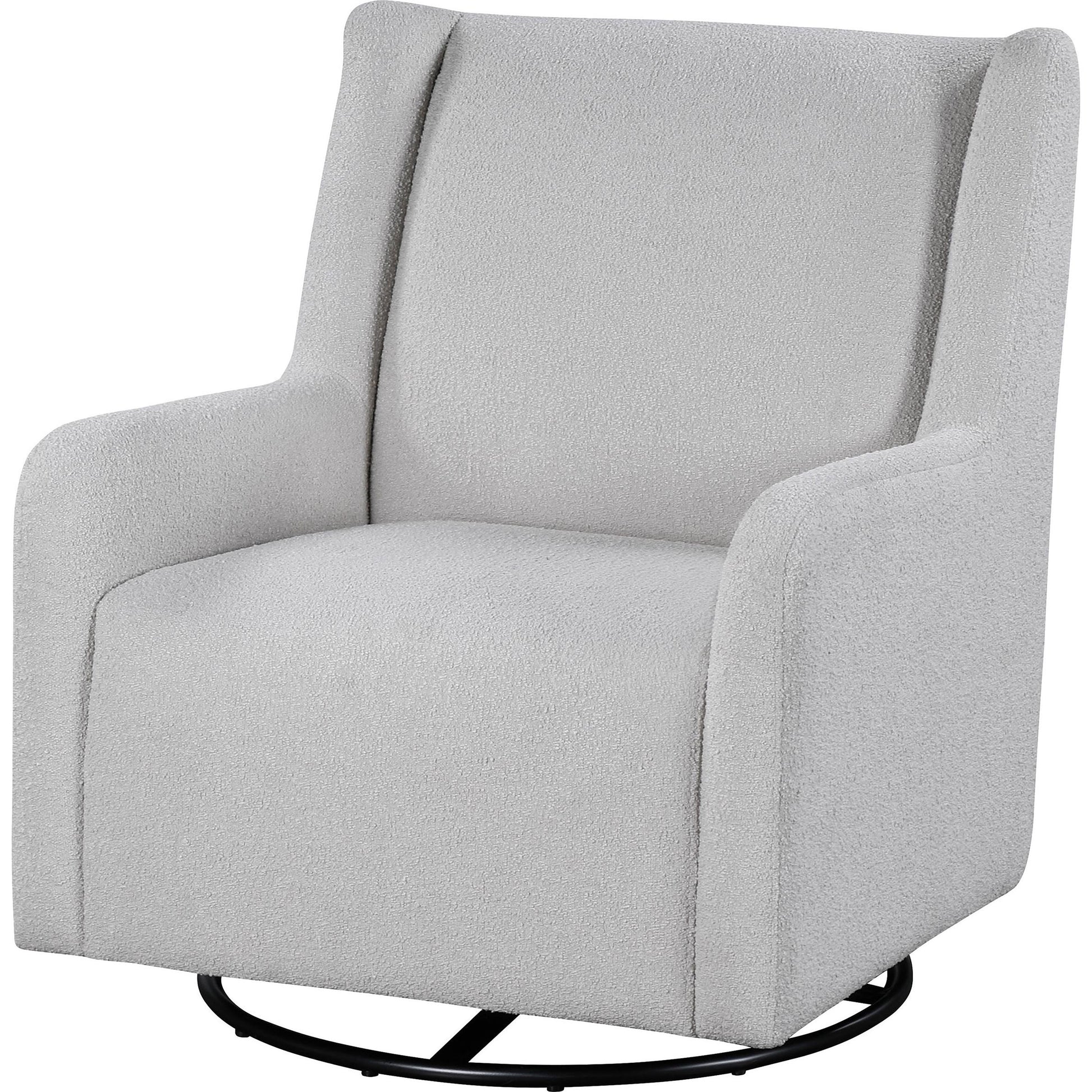  Coaster Furniture Serra 902454 Boucle Upholstered Swivel Glider - Dove Grey IMAGE 4