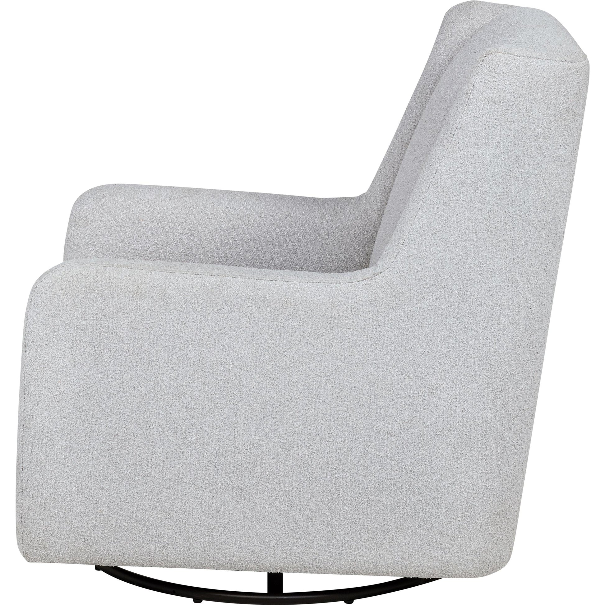  Coaster Furniture Serra 902454 Boucle Upholstered Swivel Glider - Dove Grey IMAGE 5