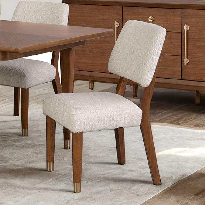  Furniture of America Hepburne FM34000WN-SC-2PK Pack of 2 Side Chair IMAGE 1