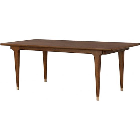 Furniture of America Hepburne FM34000WN-T Dining Table IMAGE 1