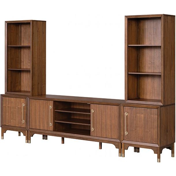  Furniture of America Hepburne FM54000WN-TV-SET Entertainment Center IMAGE 1