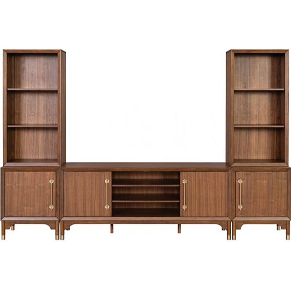  Furniture of America Hepburne FM54000WN-TV-SET Entertainment Center IMAGE 2